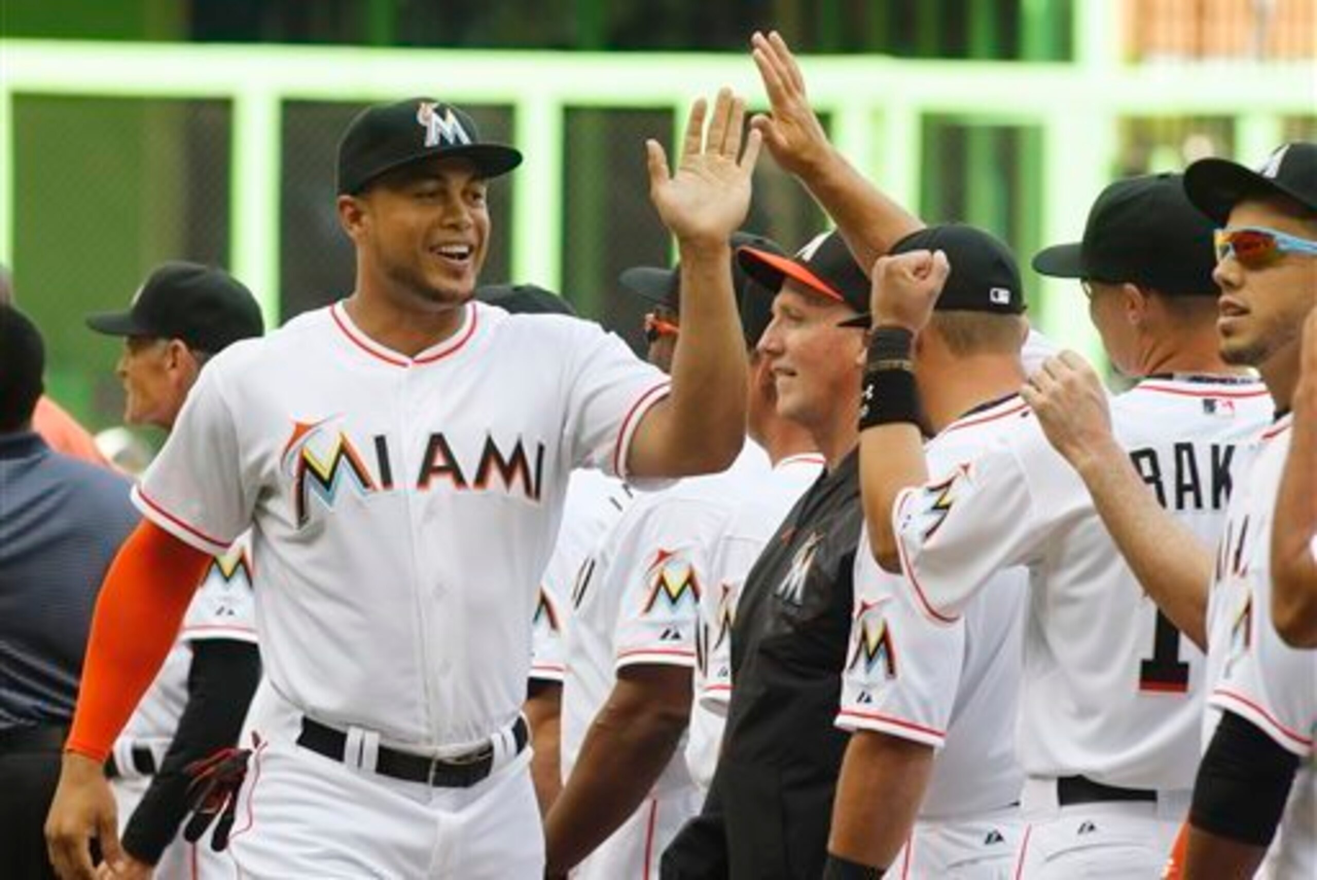 Marlins slugger Giancarlo Stanton most definitely is one of MLB's 25 brightest stars.