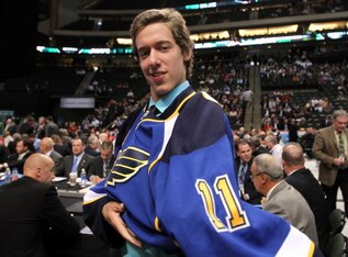 Prospect netminder Jordan Binnington.