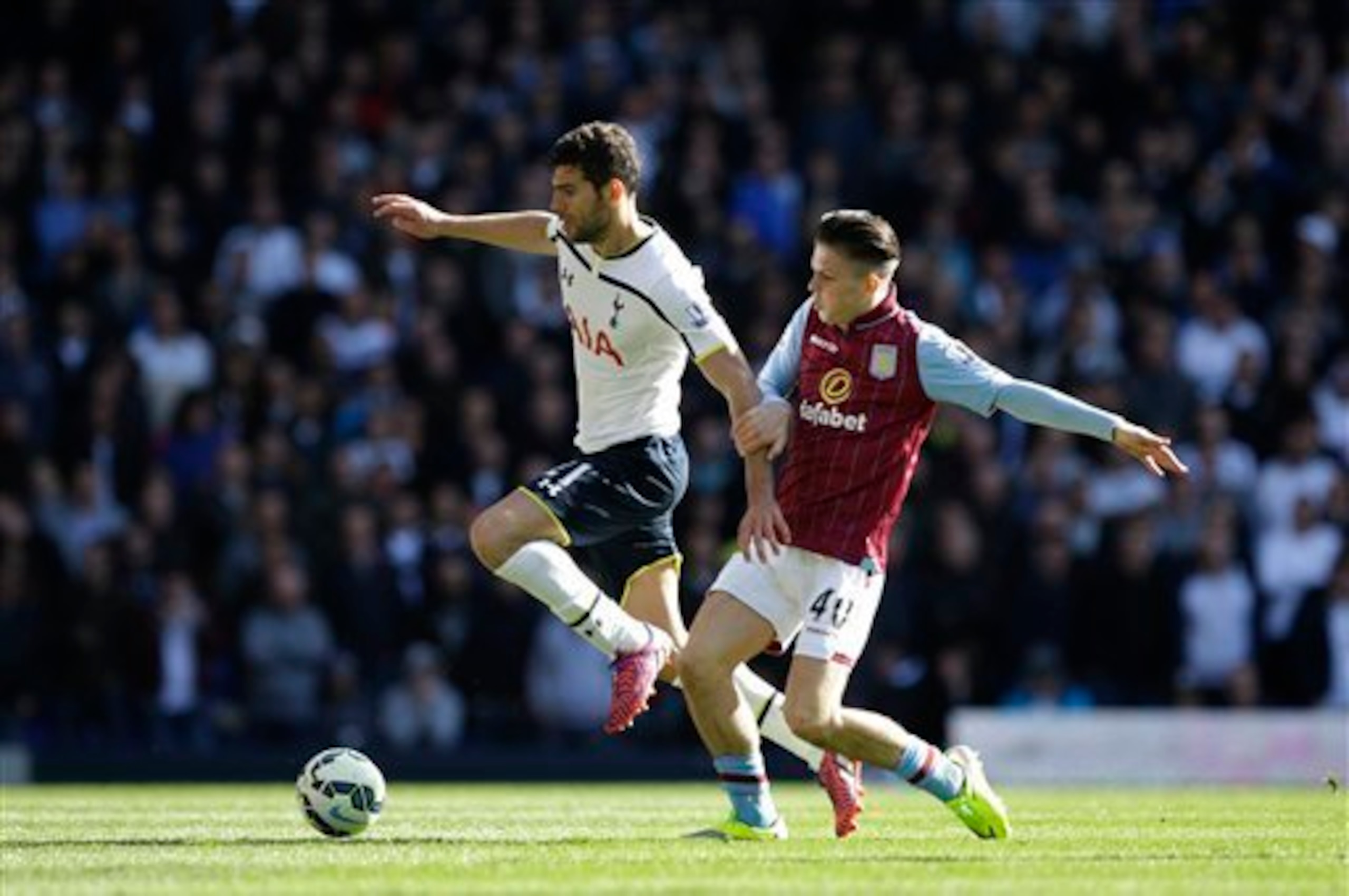 Federico Fazio was dominant in places during April, but switched off at others.