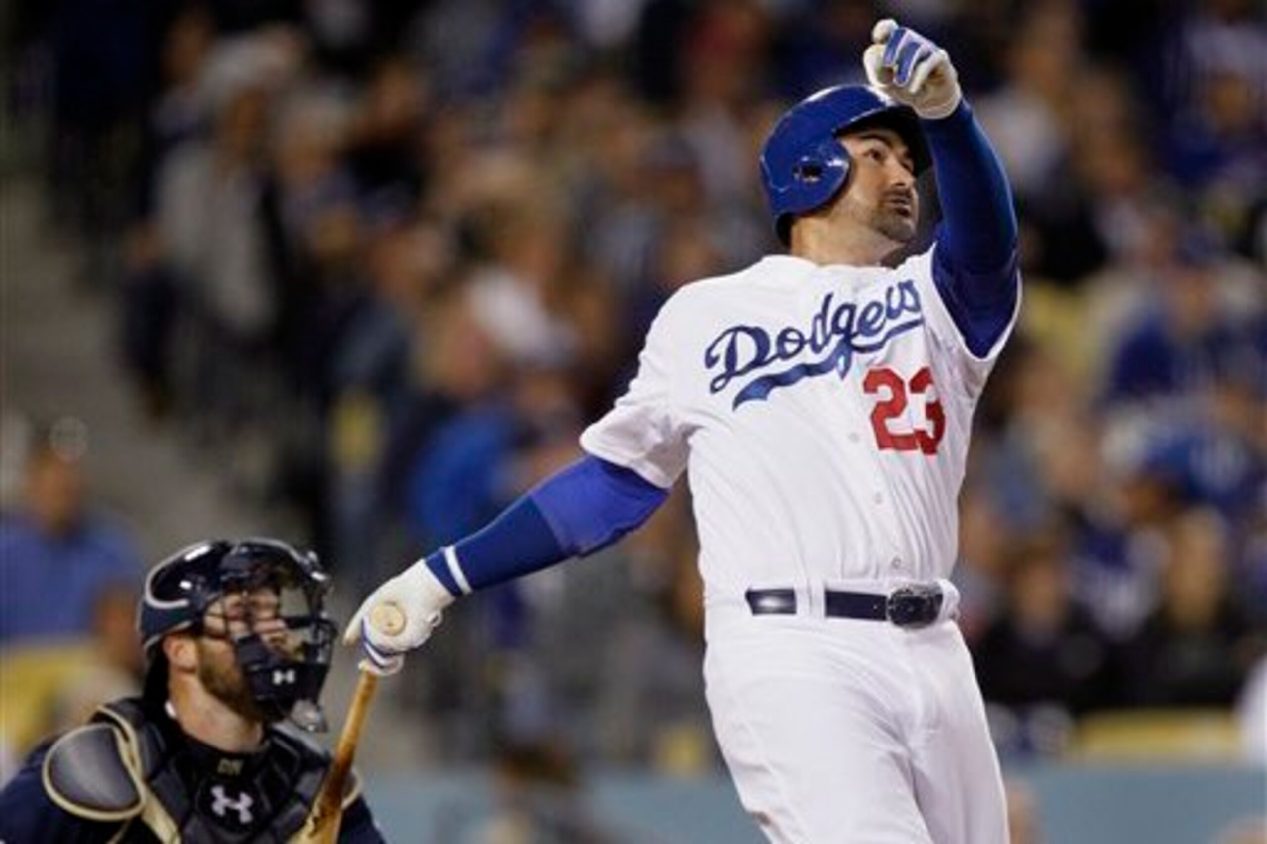 Adrian Gonzalez is one of several Dodgers with his eye on an award.