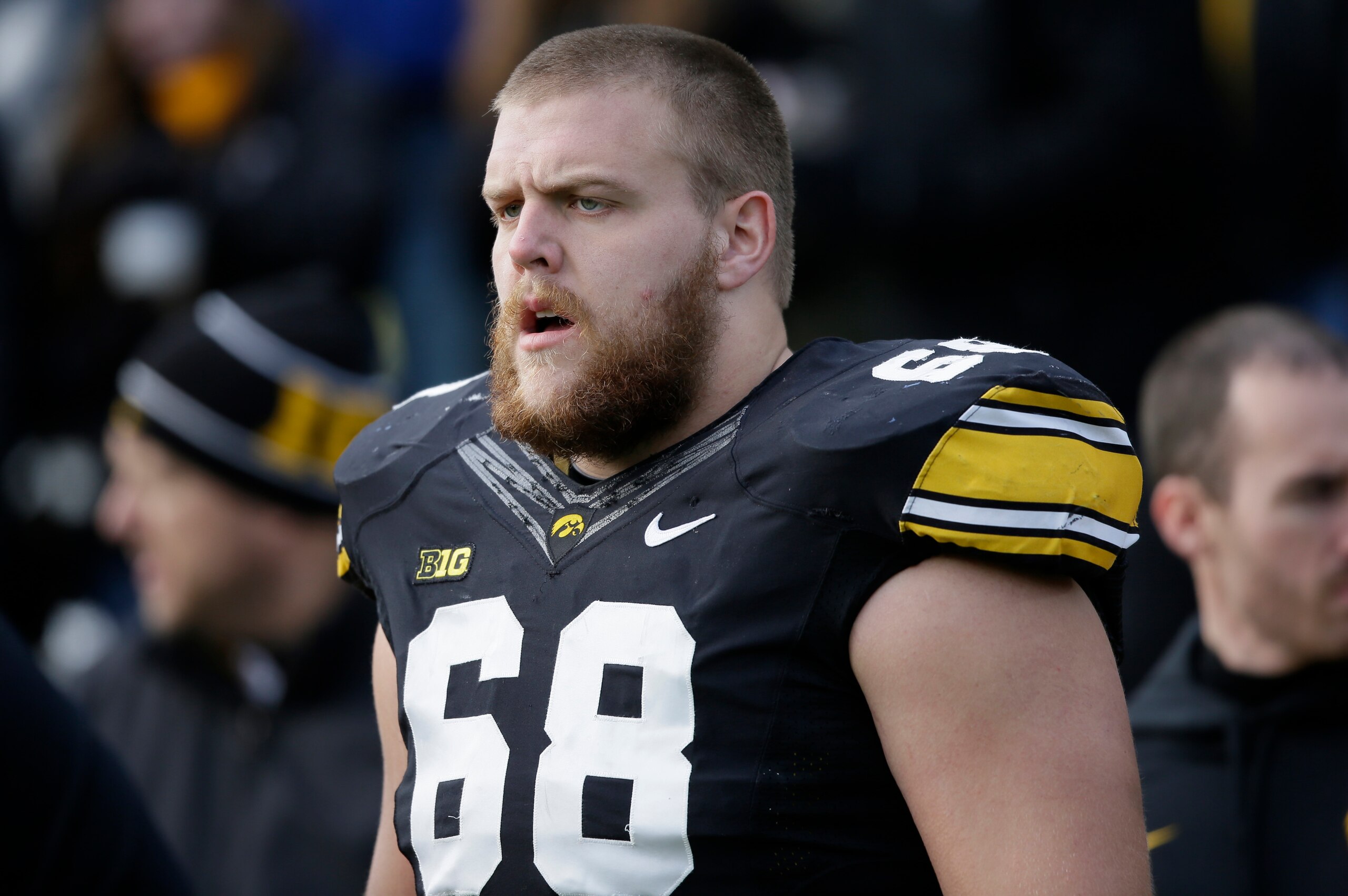 Iowa's Brandon Scherff Iowa's Brandon Scherff