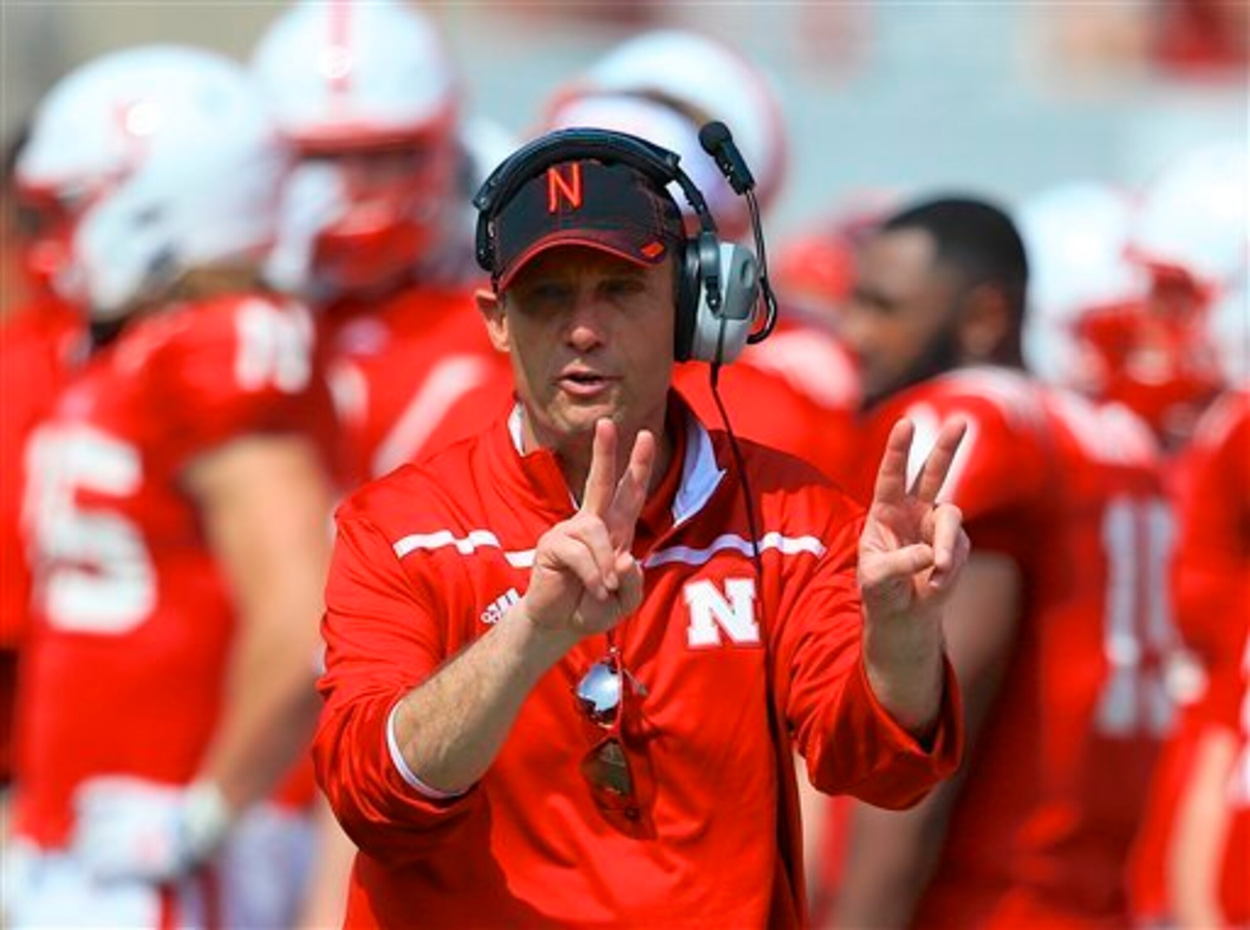 Mike Riley attracted a huge crowd to his first spring game at Nebraska.