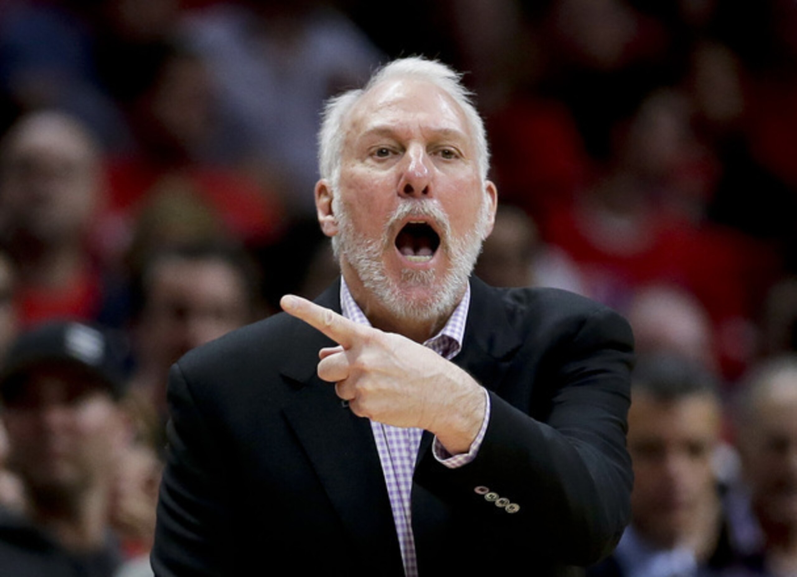 San Antonio head coach Gregg Popovich