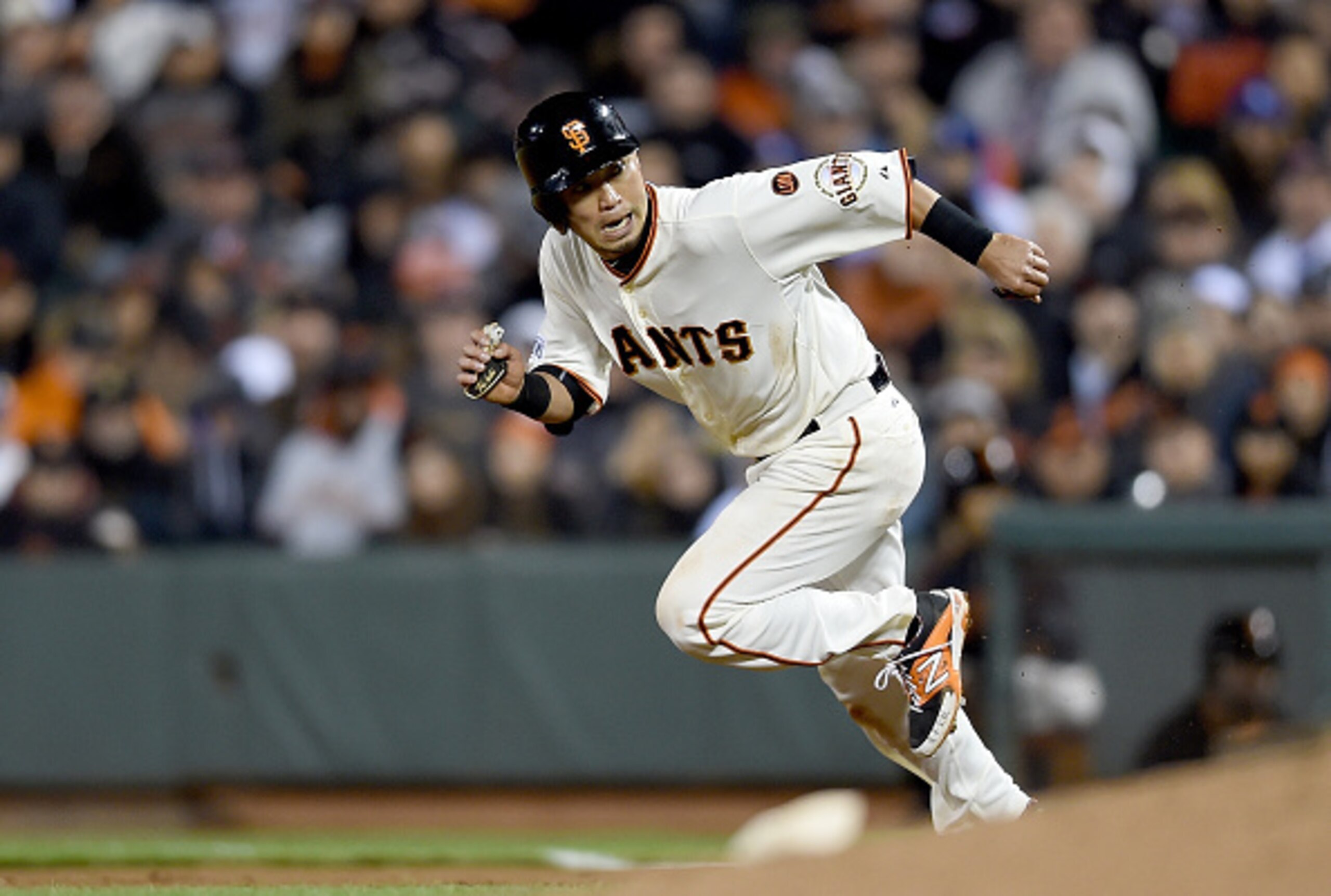 Nori Aoki has done an excellent job leading off for the Giants. Nori Aoki has done an excellent job leading off for the Giants.