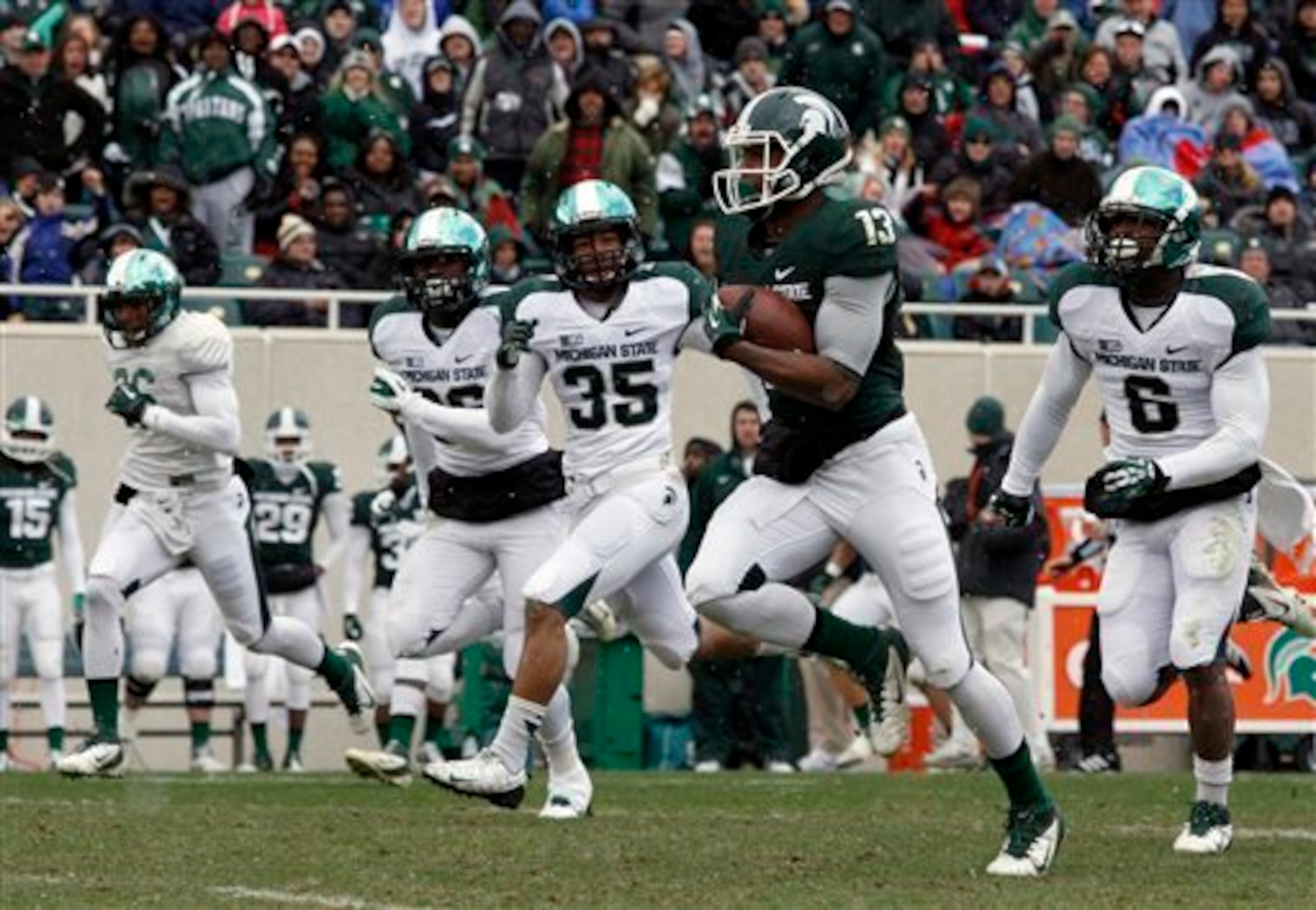 Michigan State CB Arjen Colquhoun will play a larger role this fall.