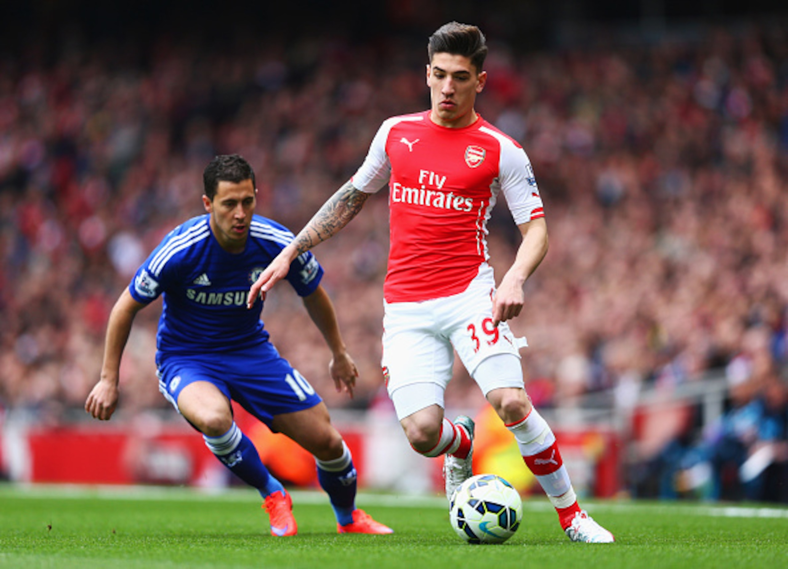 Hector Bellerin left Barcelona's Masia Academy to join Arsenal. Hector Bellerin left Barcelona's Masia Academy to join Arsenal.