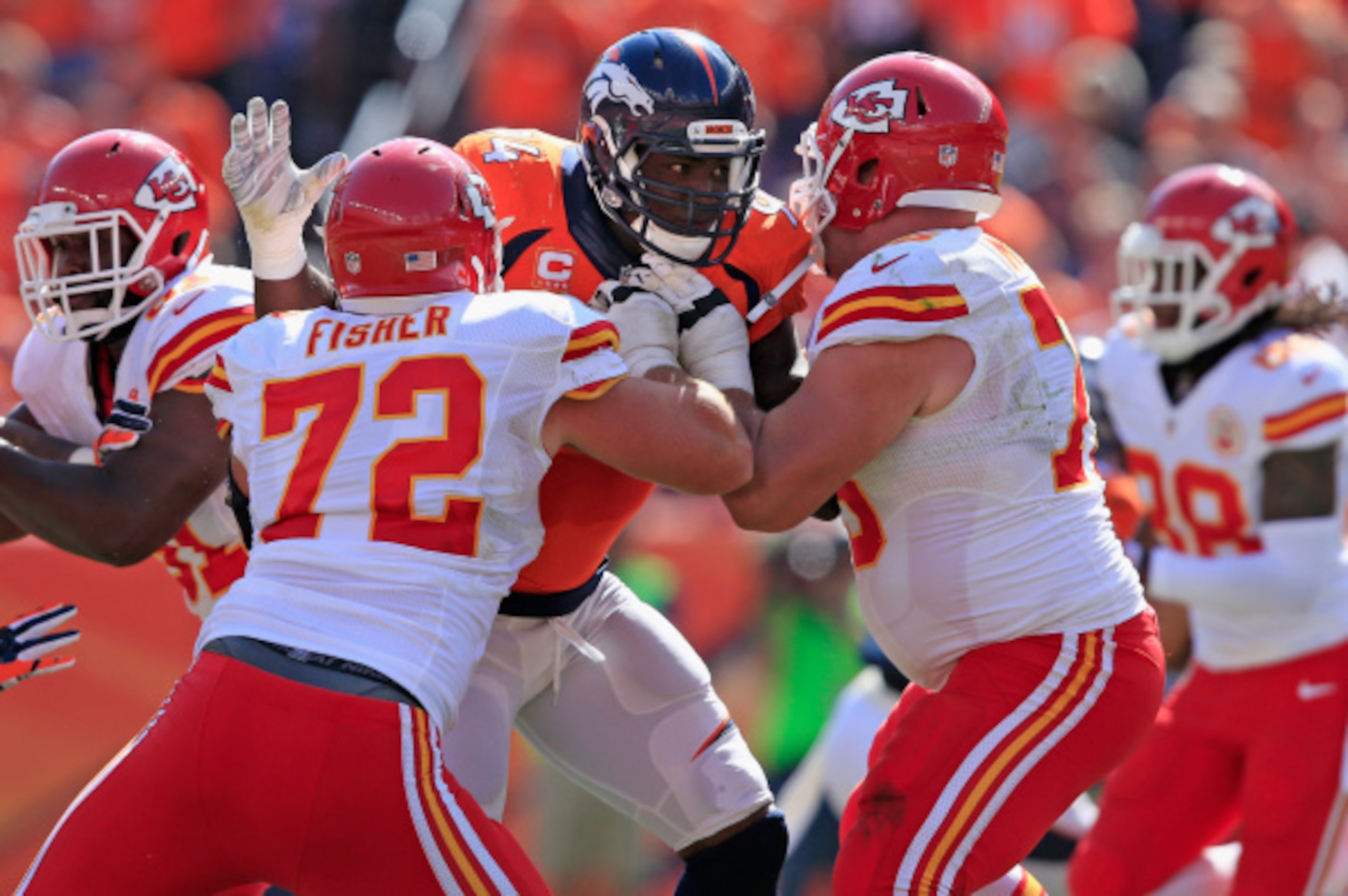 Central Michigan grad Eric Fisher (72) was the No. 1 pick in the 2013 NFL draft
