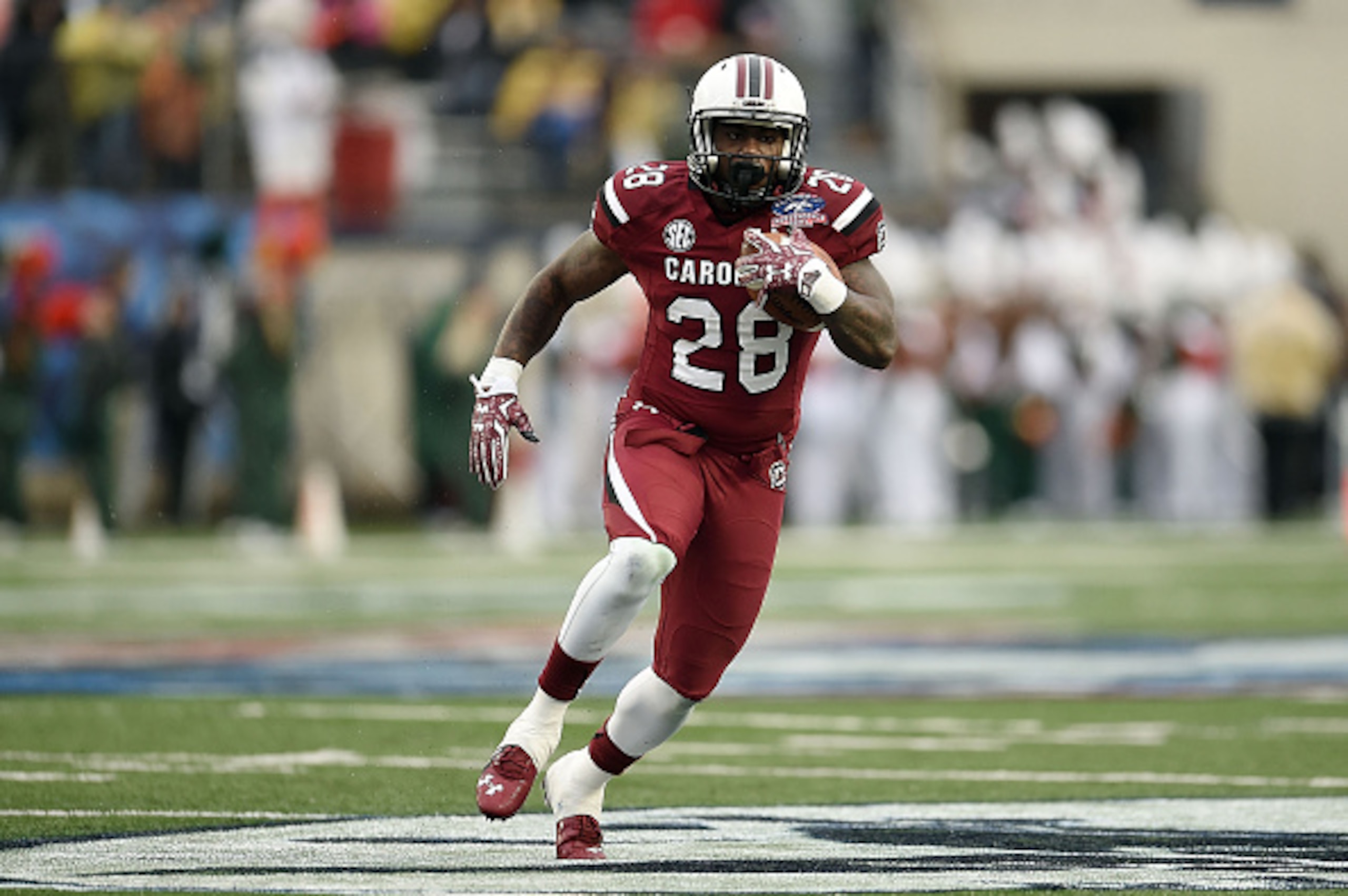 Running back Mike Davis has explosive potential out of the backfield.