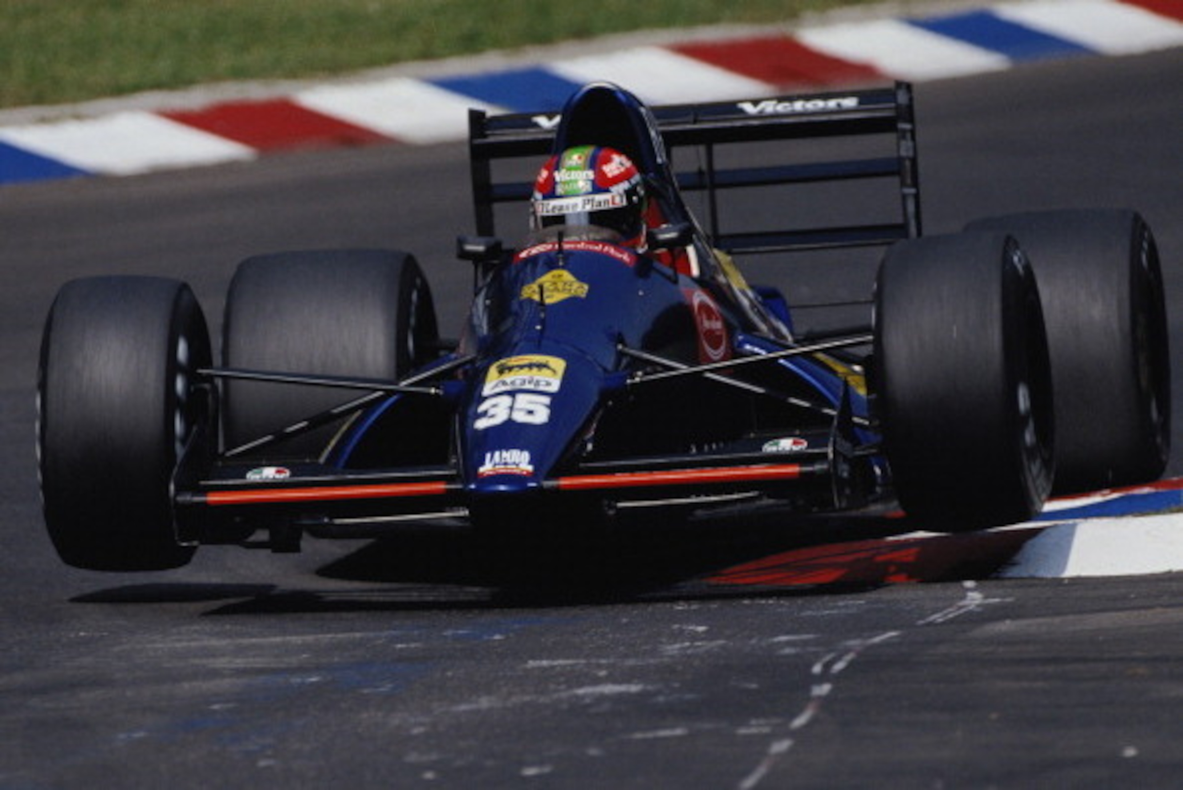 The Lamborghini-designed and powered Modena Lambo 291 in 1991.