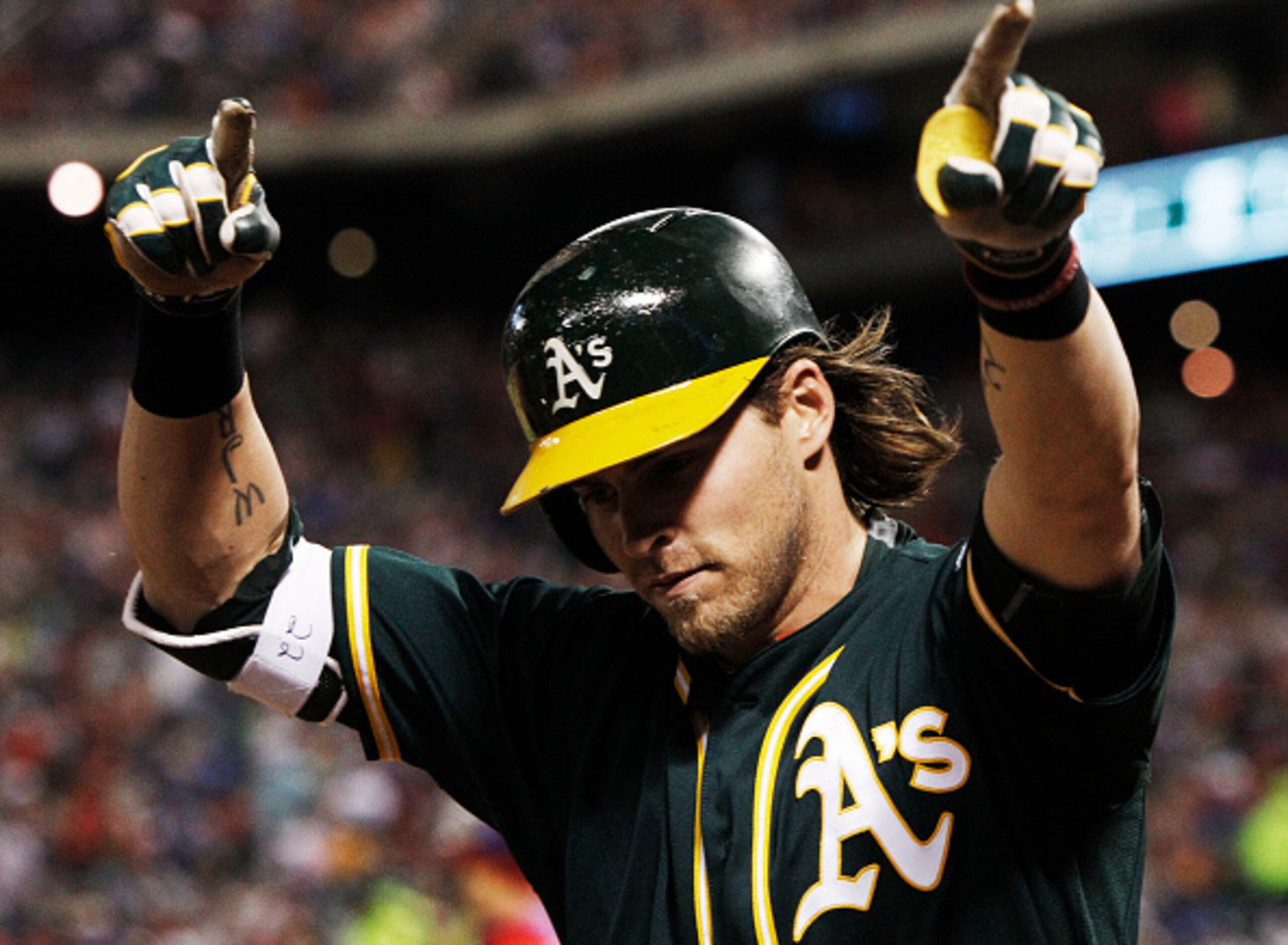 Josh Reddick is off to a fabulous start.