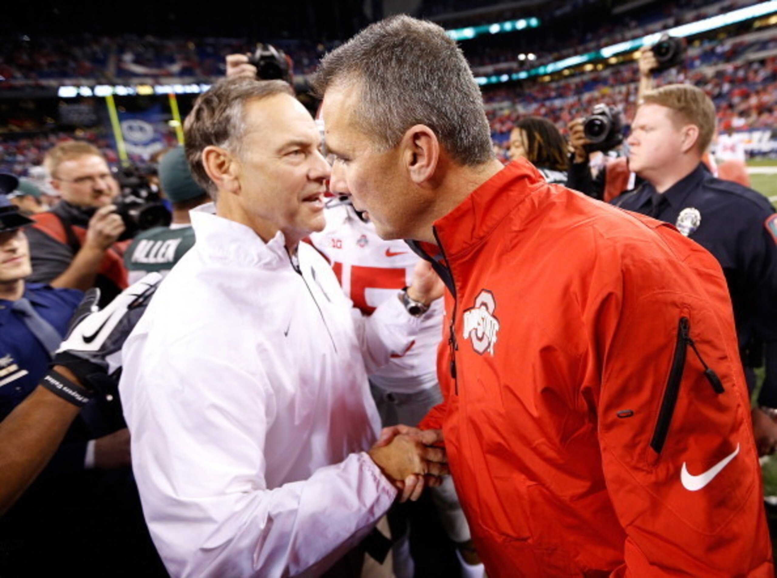As of now, the Big Ten belongs to Michigan State and Ohio State.