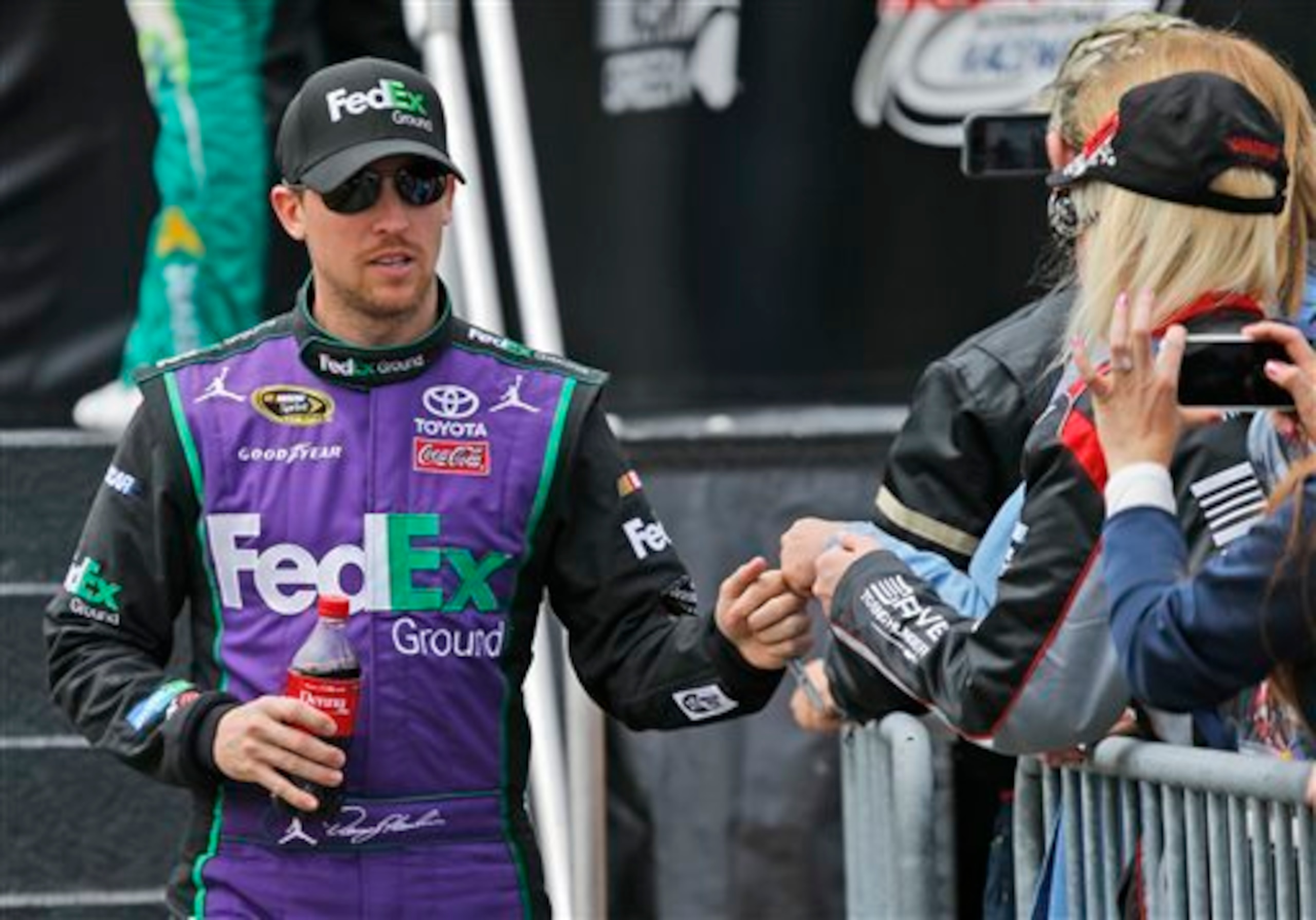 Denny Hamlin has been a bit up and down this season.