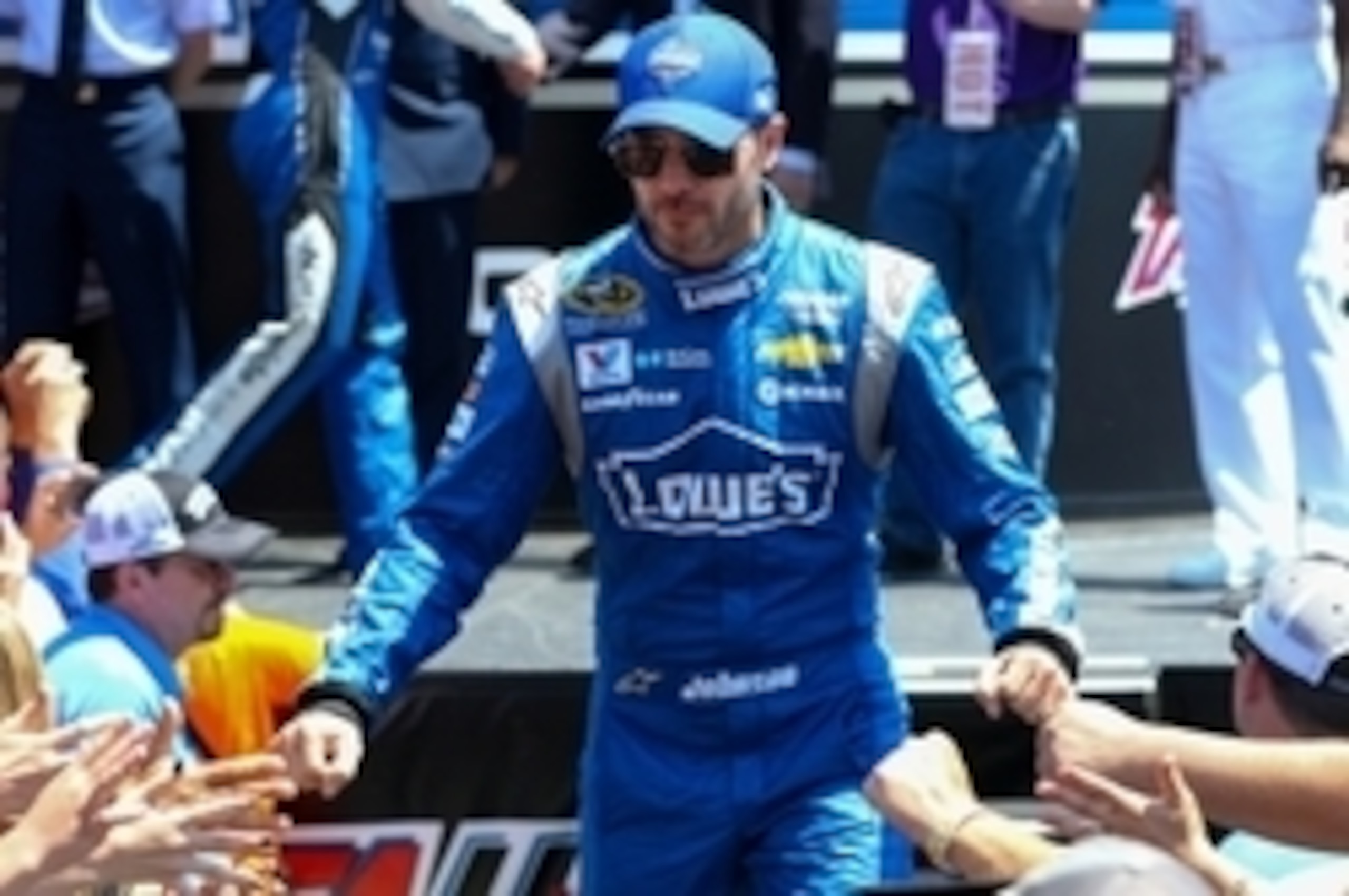 Jimmie Johnson seems to be on a mission to chase down another title.