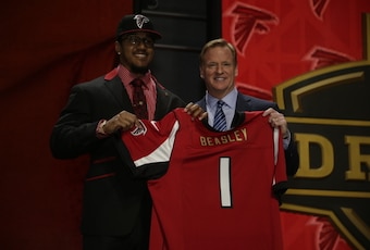 Atlanta began its stellar draft with Clemson pass rusher Vic Beasley at No. 8.