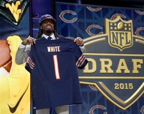 Kevin White was one of six wide receivers drafted in the first round.