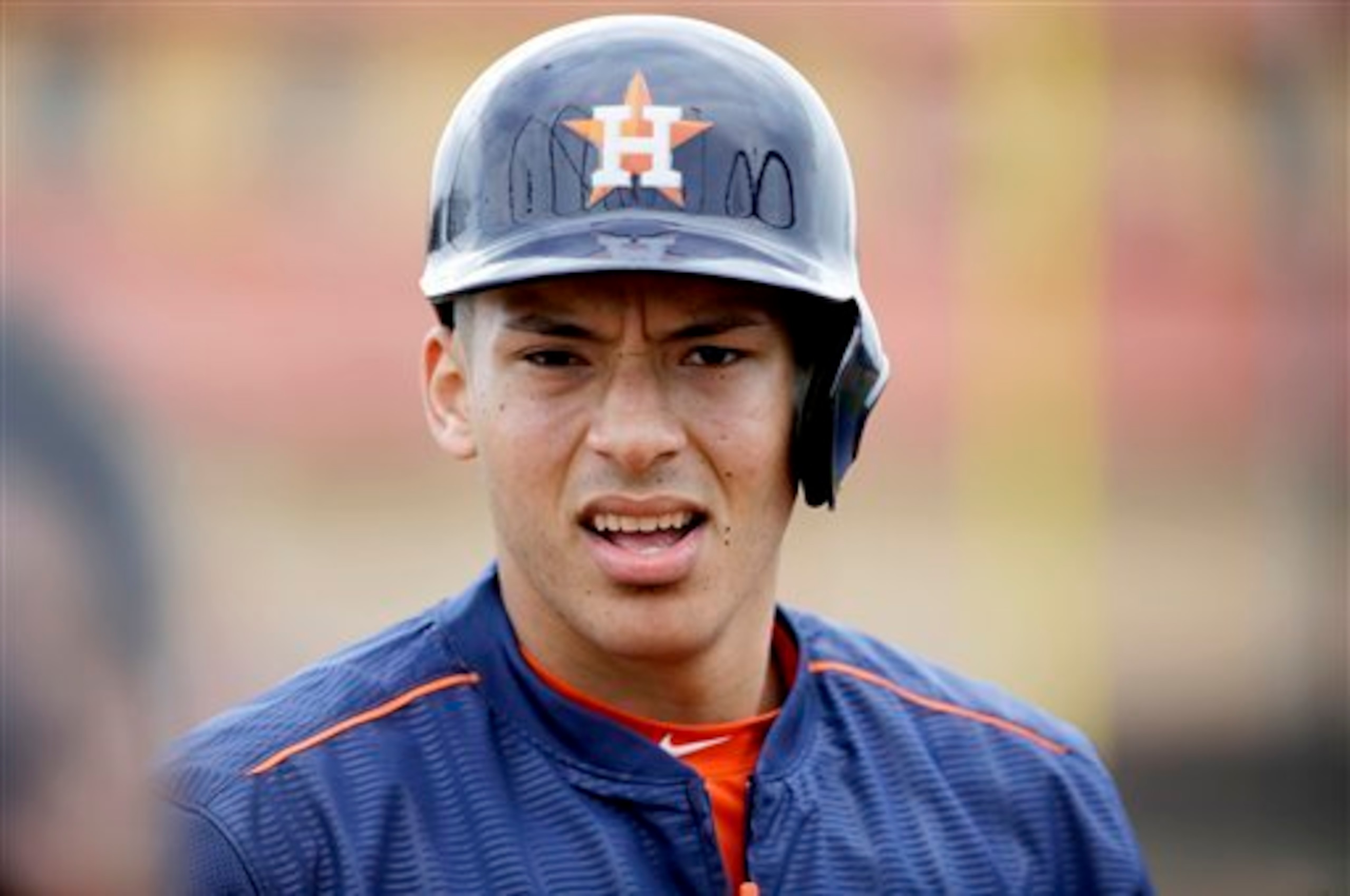 Carlos Correa is making it difficult for the Houston Astros to keep in the minor leagues. Carlos Correa is making it difficult for the Houston Astros to keep in the minor leagues.