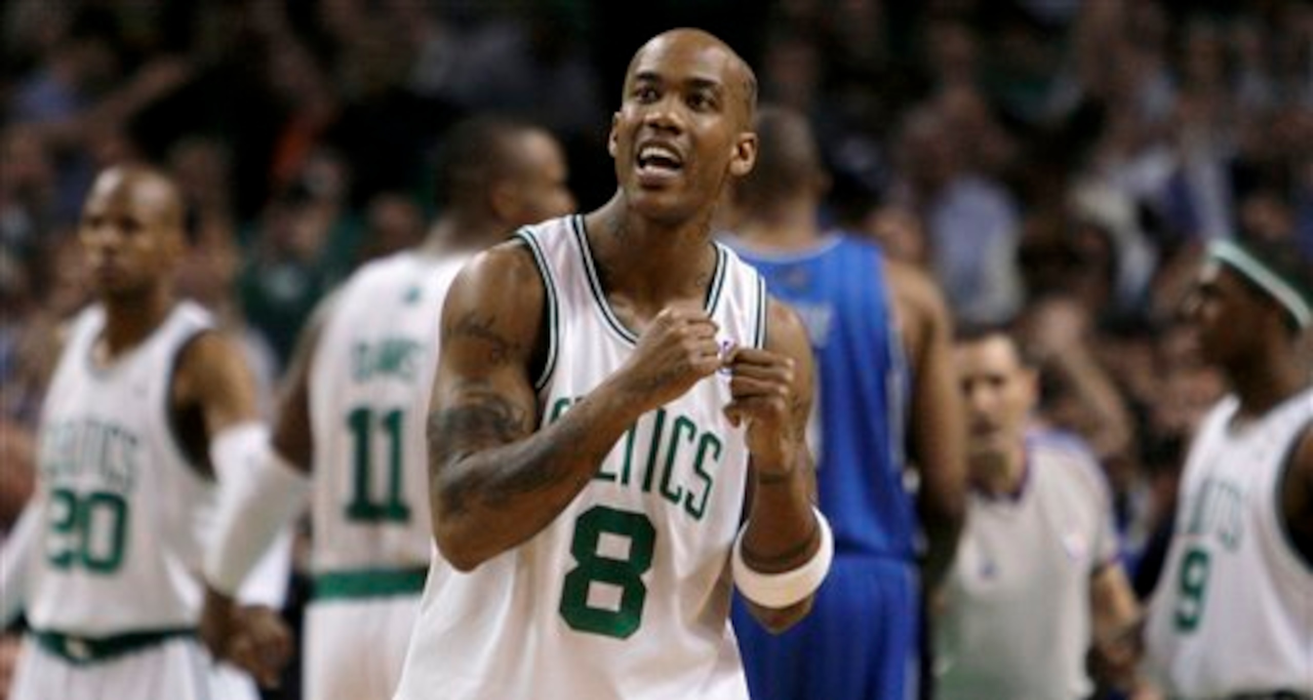 Stephon Marbury quickly went from starring in New York to riding the bench in Boston.