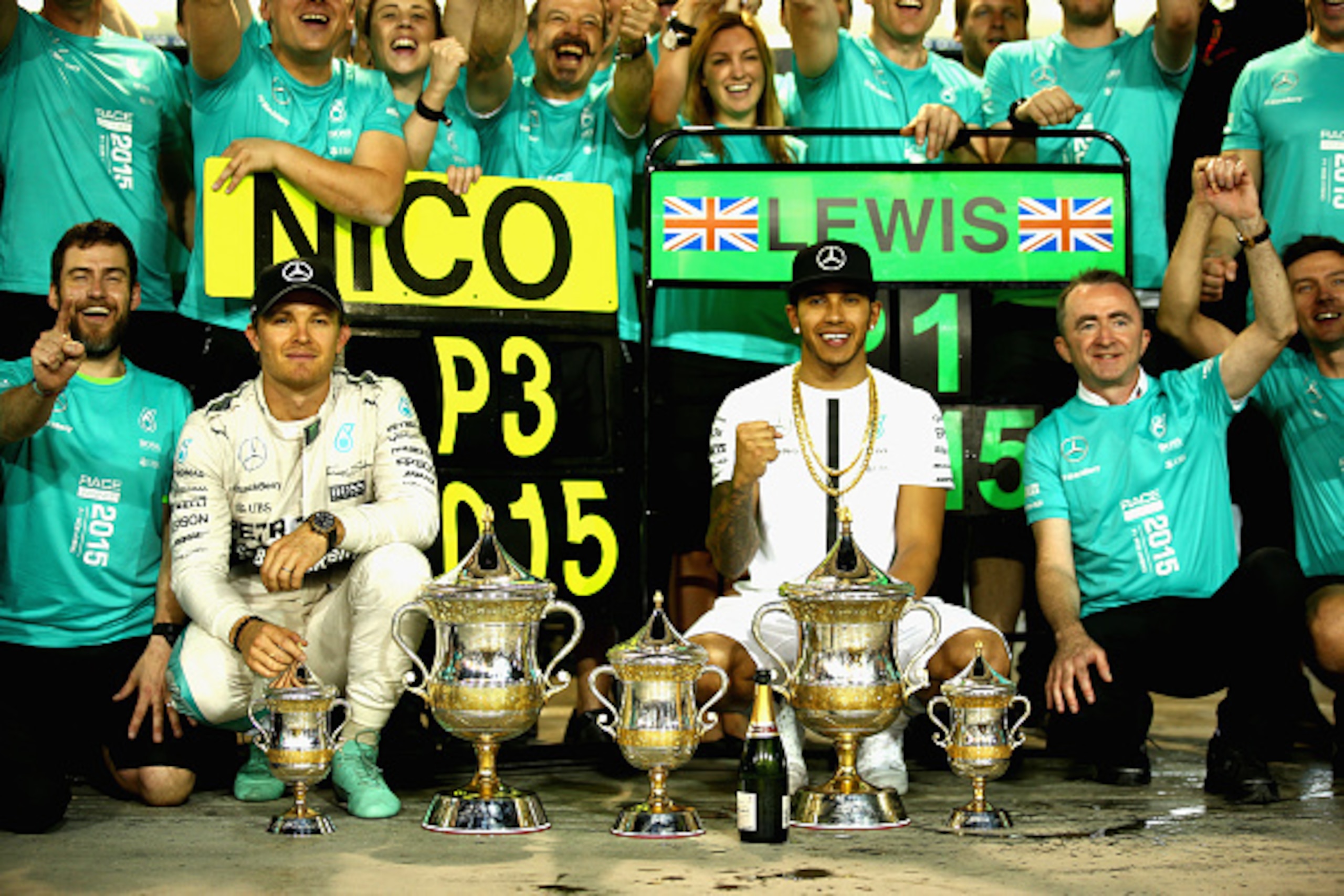 Five trophies?