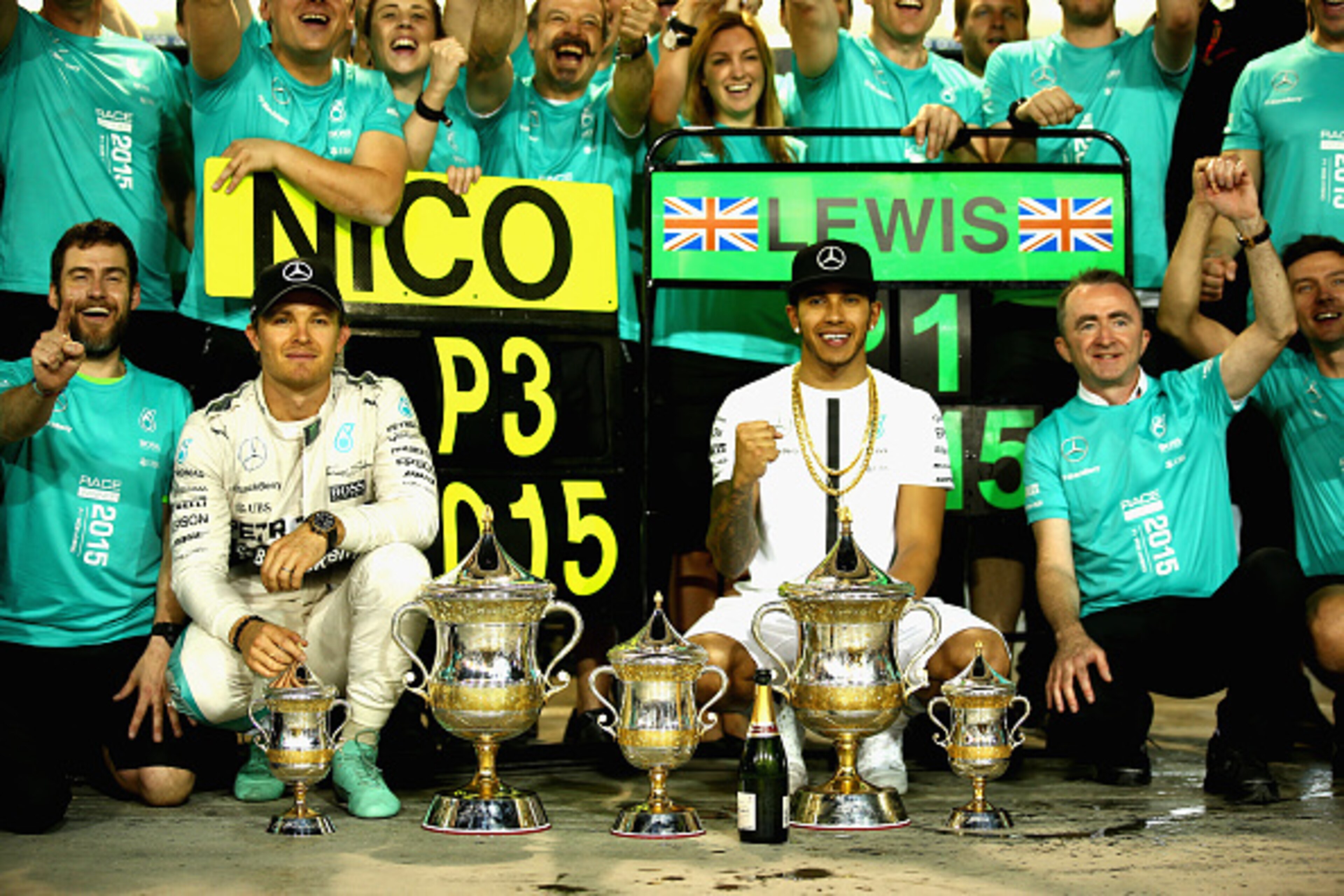 Five trophies?