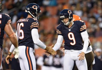 Pat O'Donnell and Robbie Gould