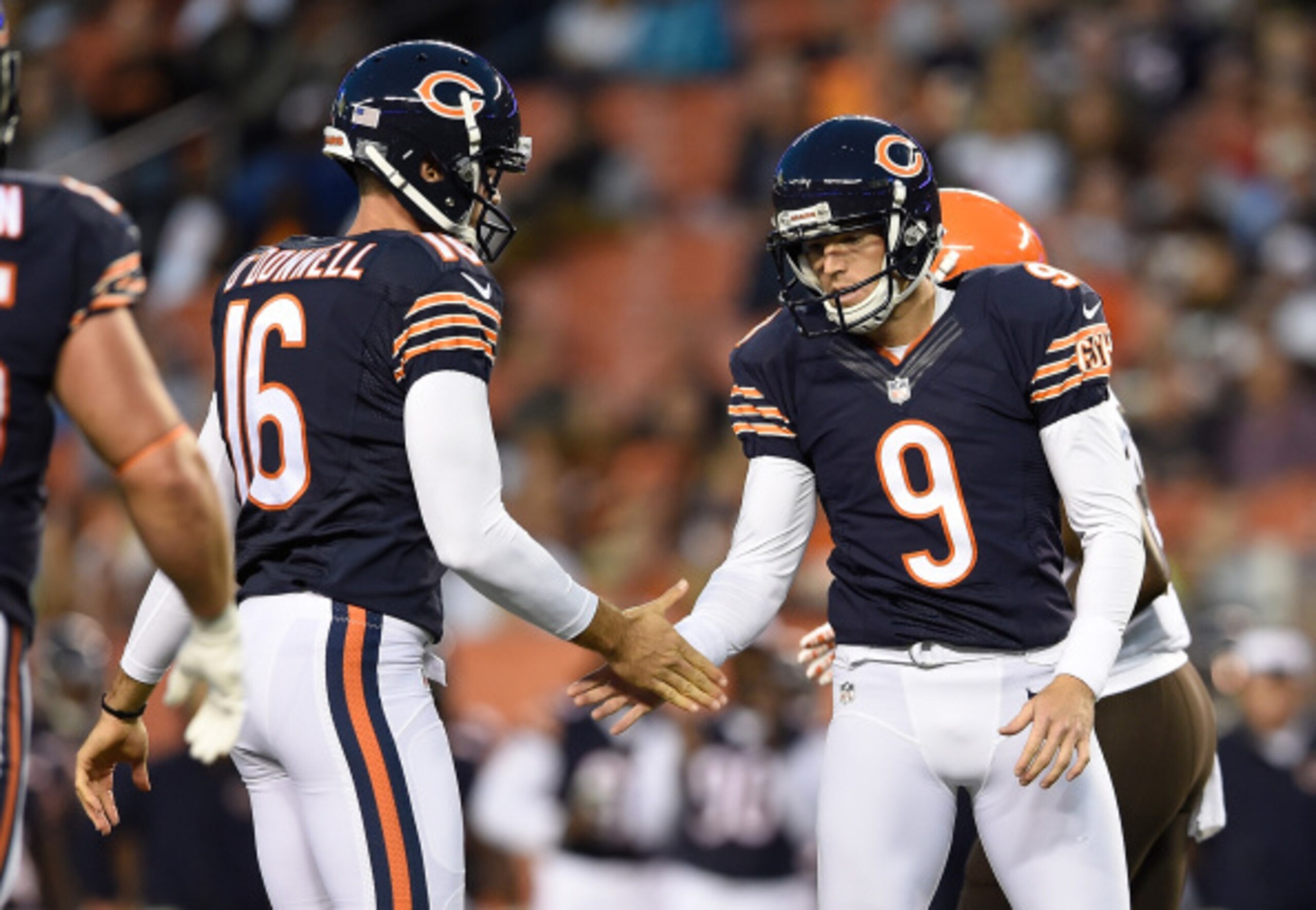Pat O'Donnell and Robbie Gould