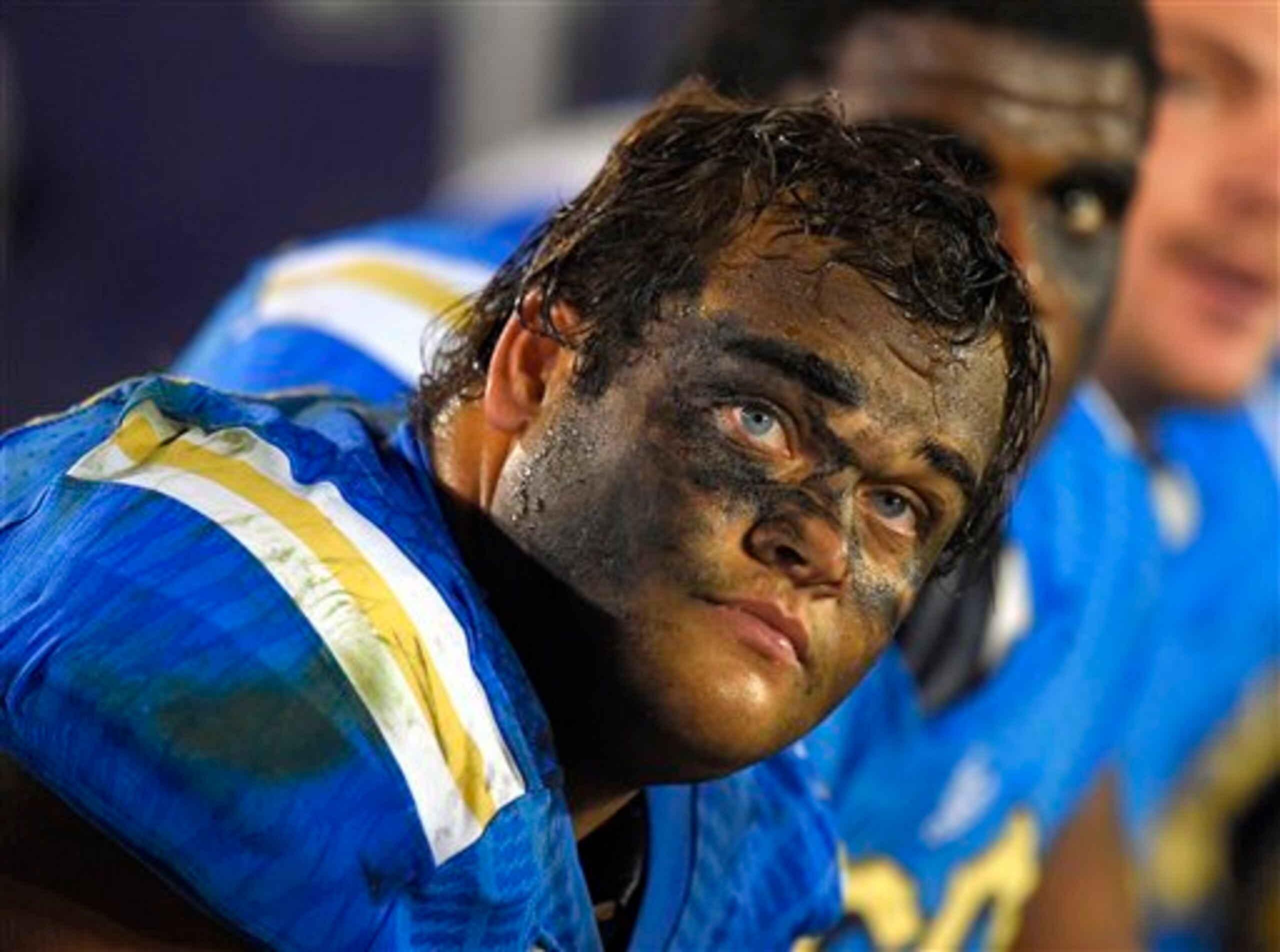 Vanderdoes sporting the war paint.