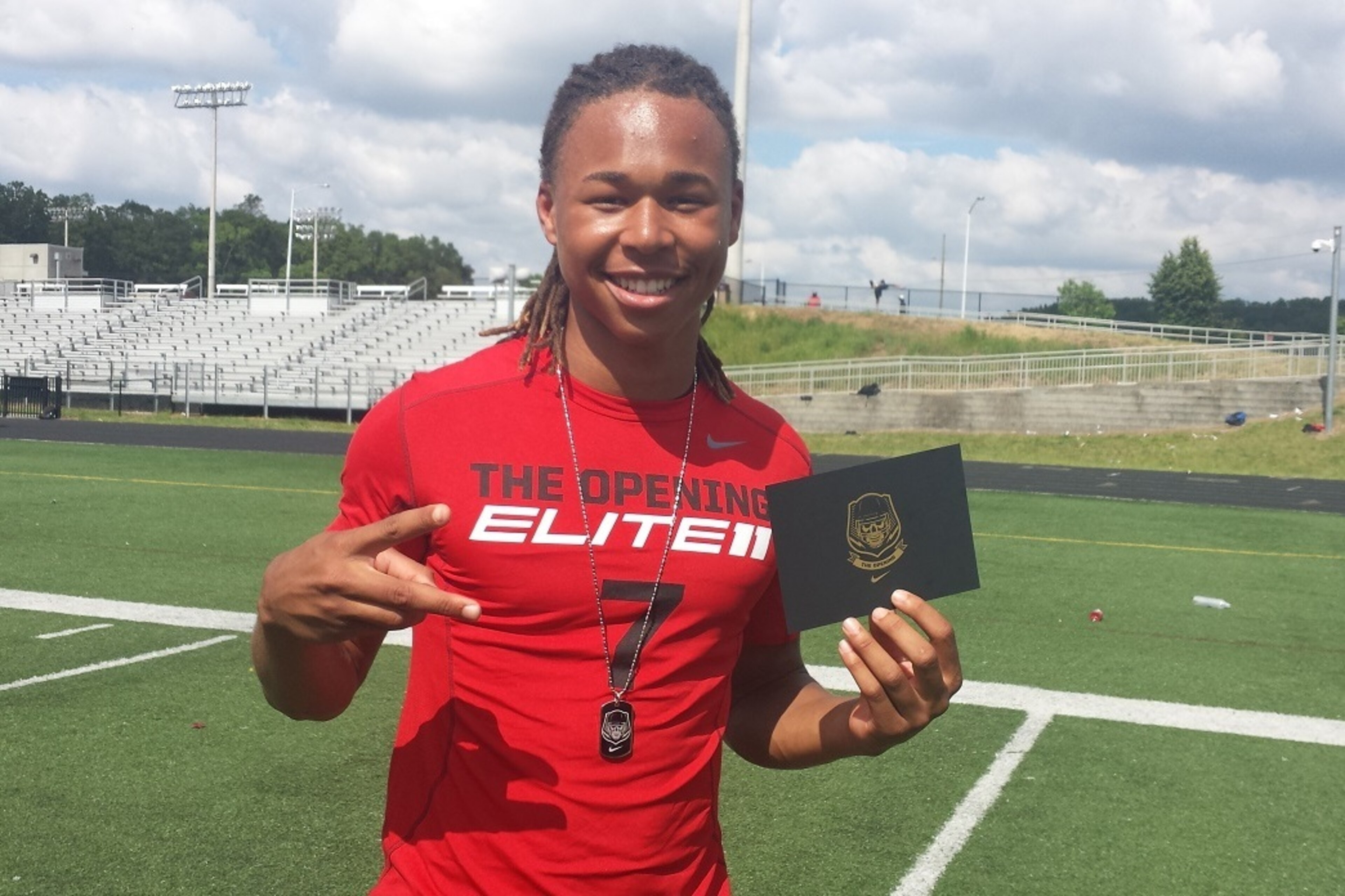 Texas 3-star quarterback Jett Duffey became a two-time Elite 11 regional MVP with his performance in Charlotte. He also earned an invitation to the Elite 11 finals this summer in Oregon.