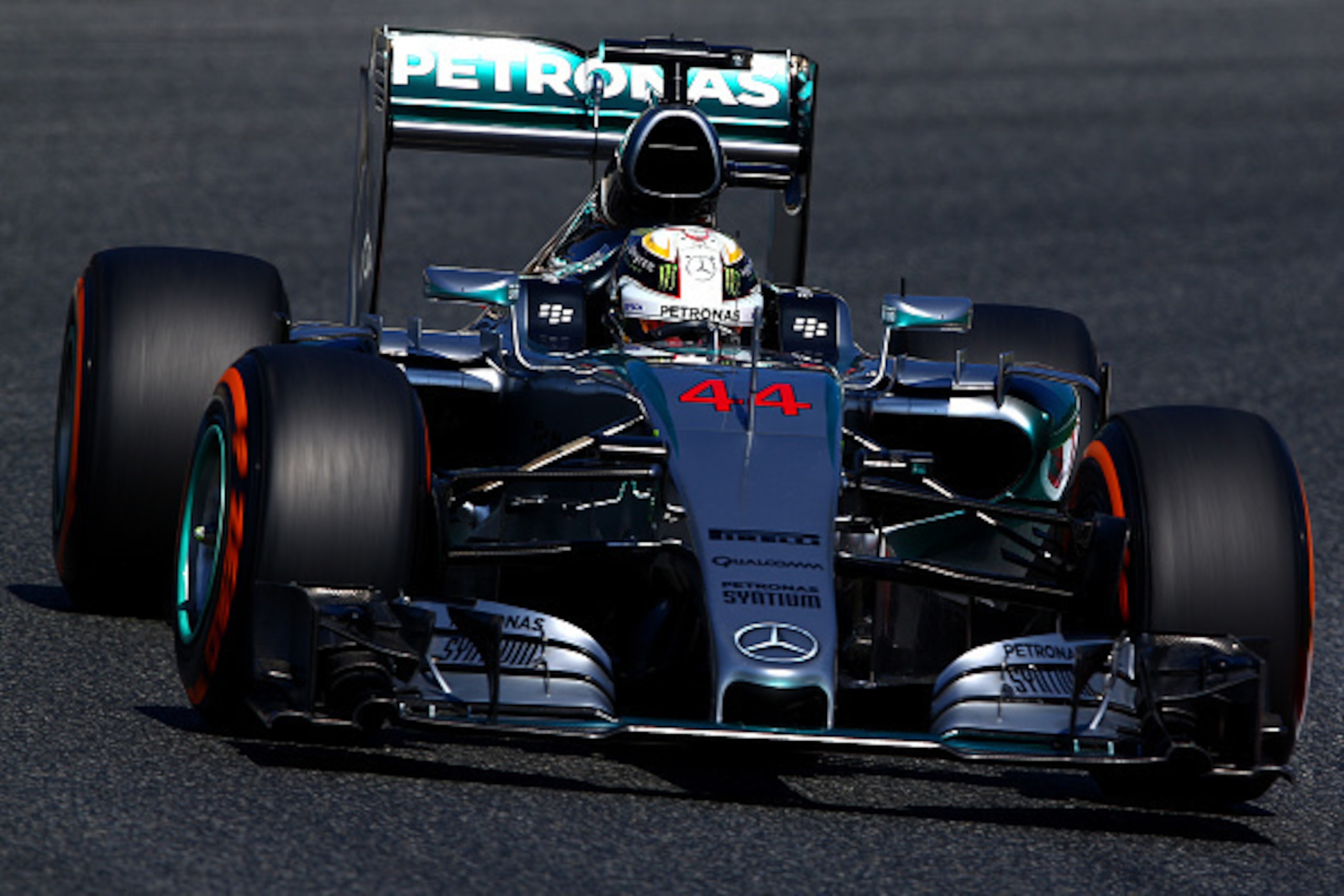 Lewis Hamilton was fastest in practice two for the Spanish GP