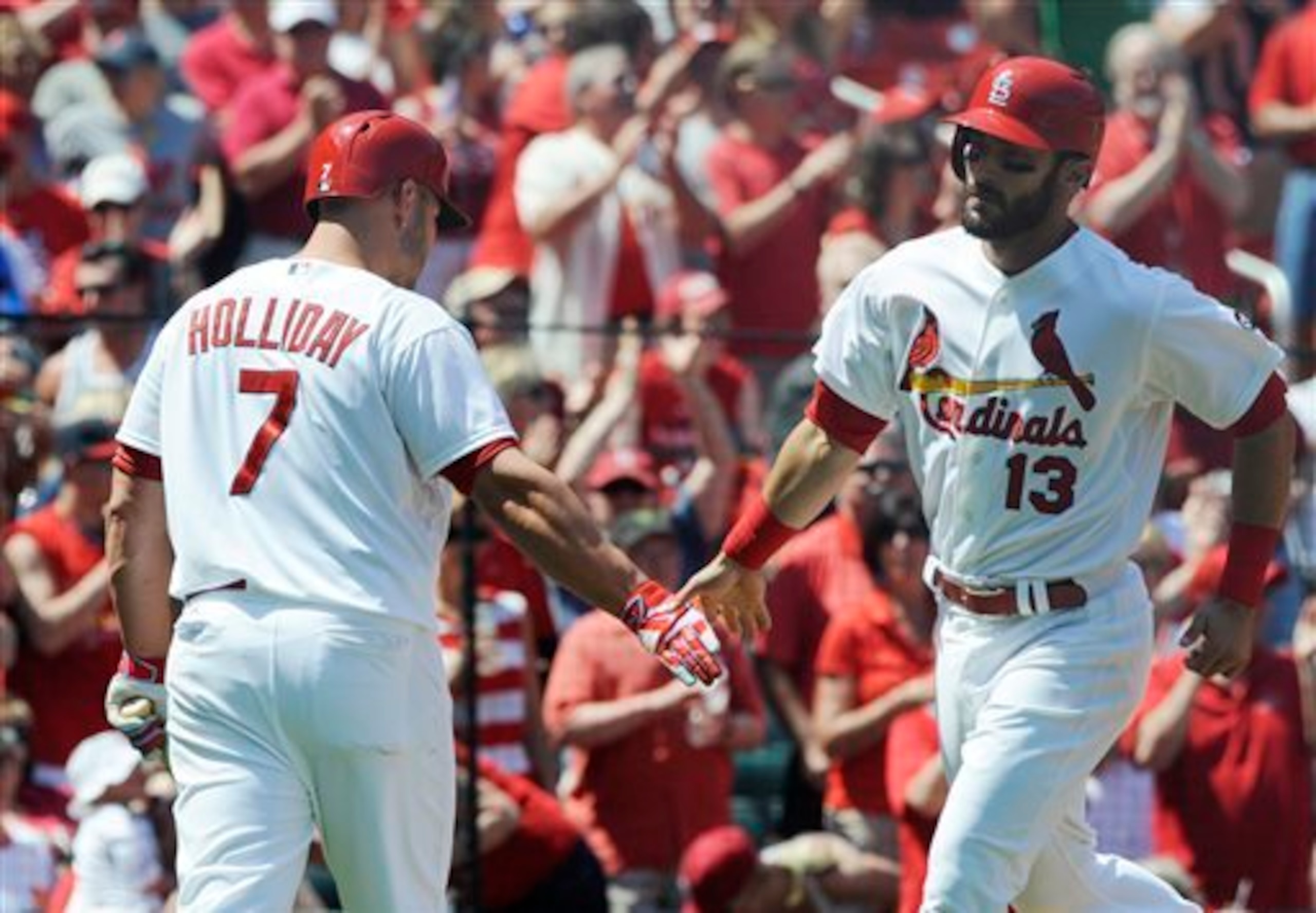 Stalwart Matts Holliday and Carpenter are very much at the center of the team with the best record in baseball.