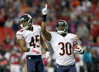 Brock Vereen (45) and Demontre Hurst (30) are both in the running for the team's nickelback position this offseason.