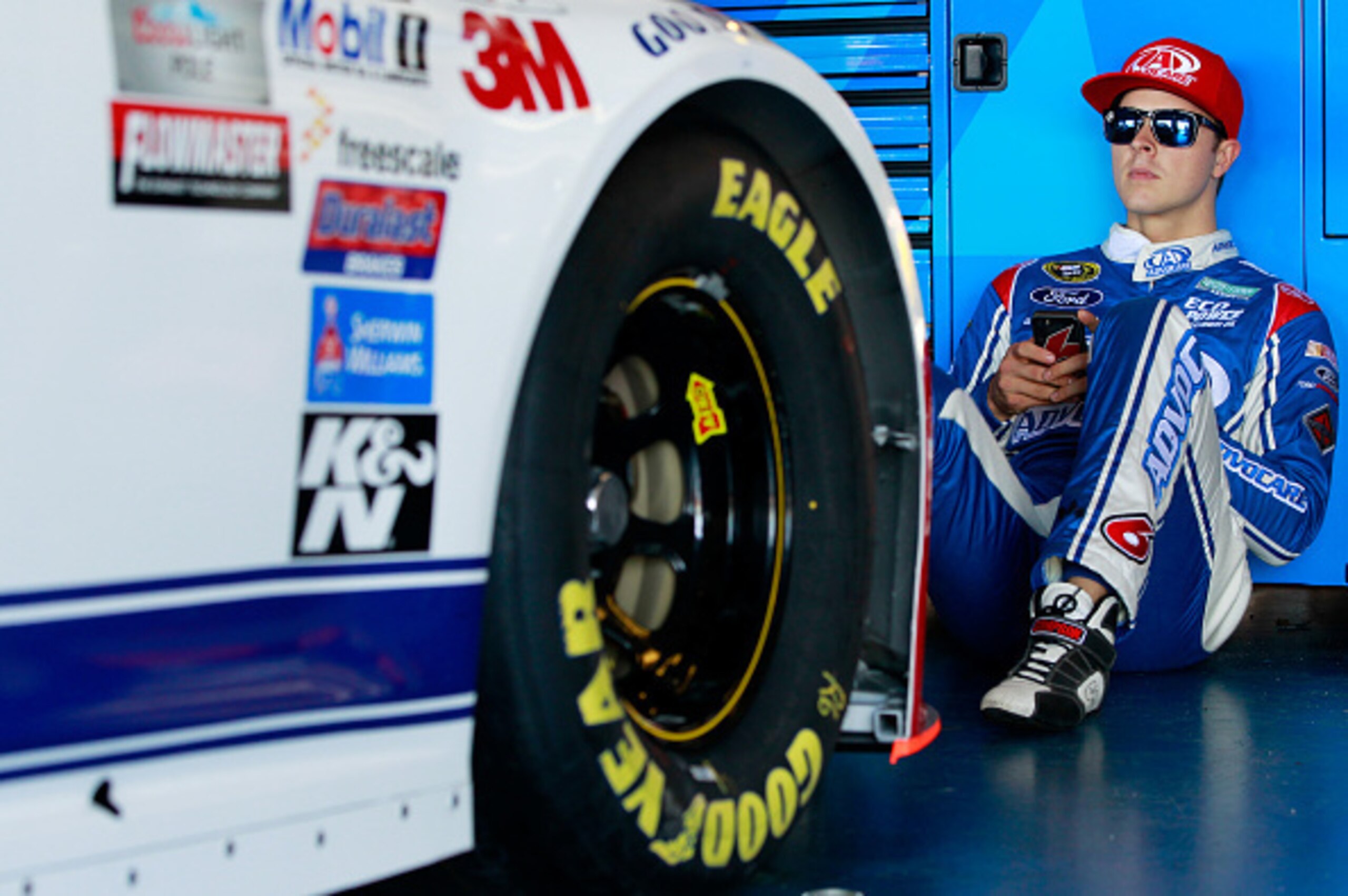 There hasn't been much for Trevor Bayne to stand up and shout about lately.