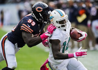Christian Jones has a chance to earn one of the team's two starting inside linebacker spots this offseason.