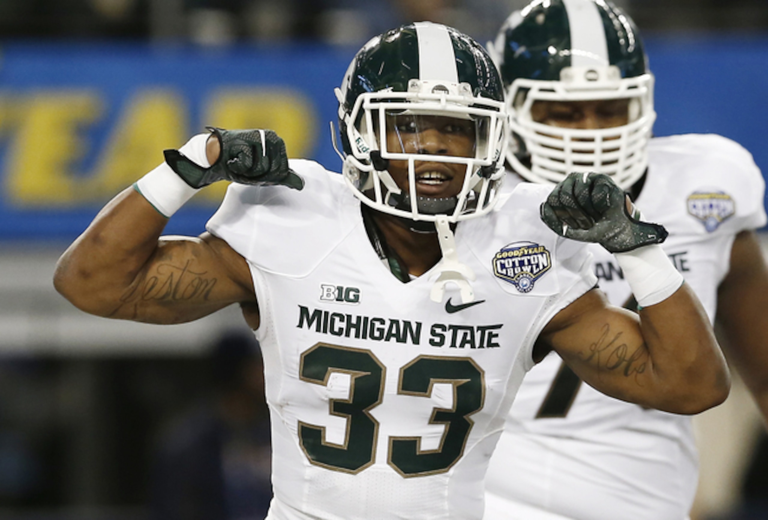 Fourth-round pick Jeremy Langford will compete with Ka'Deem Carey and Jacquizz Rodgers to be Matt Forte's backup in 2015.