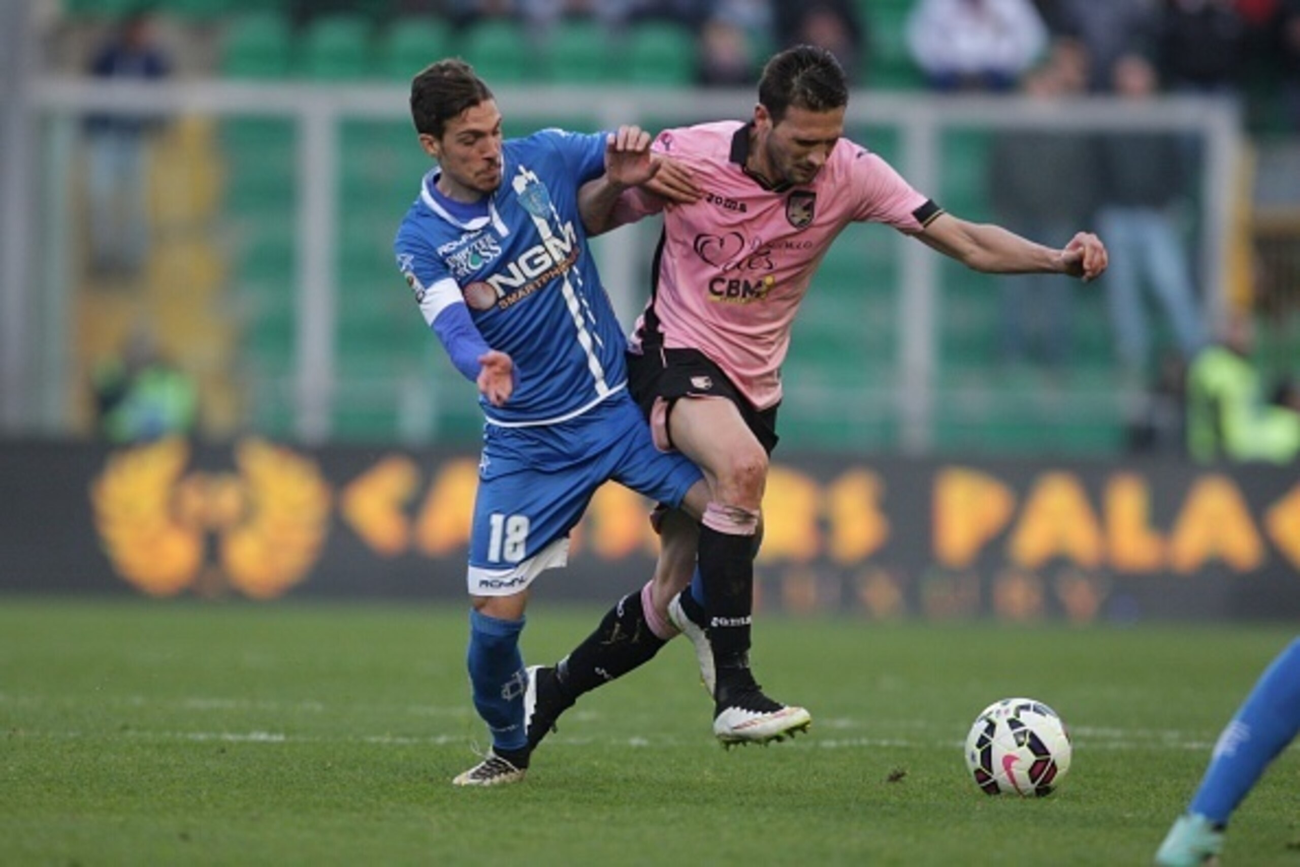 Verdi (in blue) has been on loan at Empoli for the last two years.