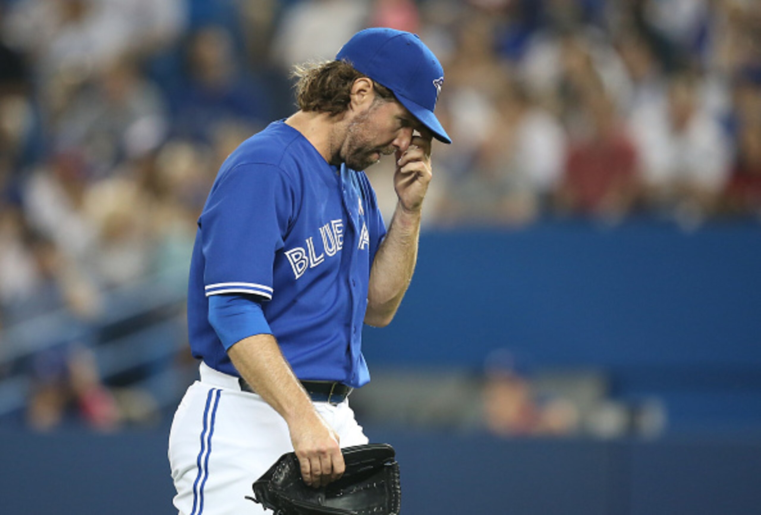 R.A. Dickey was shelled this week.