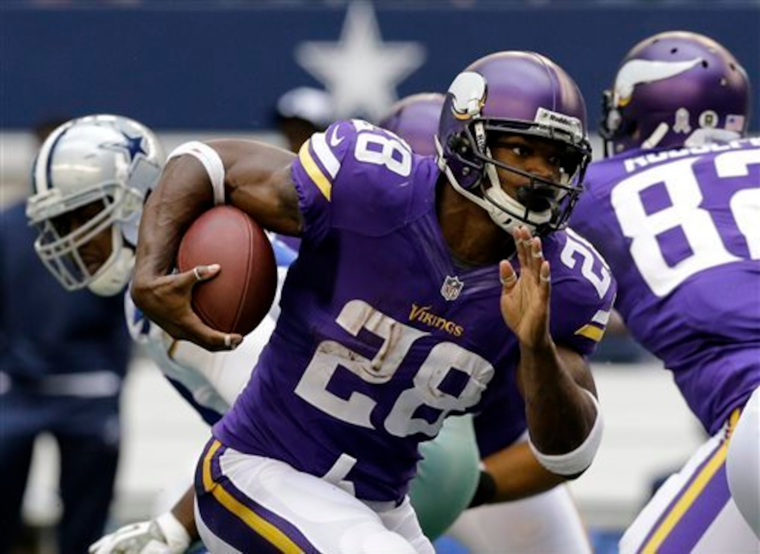 Adrian Peterson is still in search of a title, though his NFL future remains uncertain.