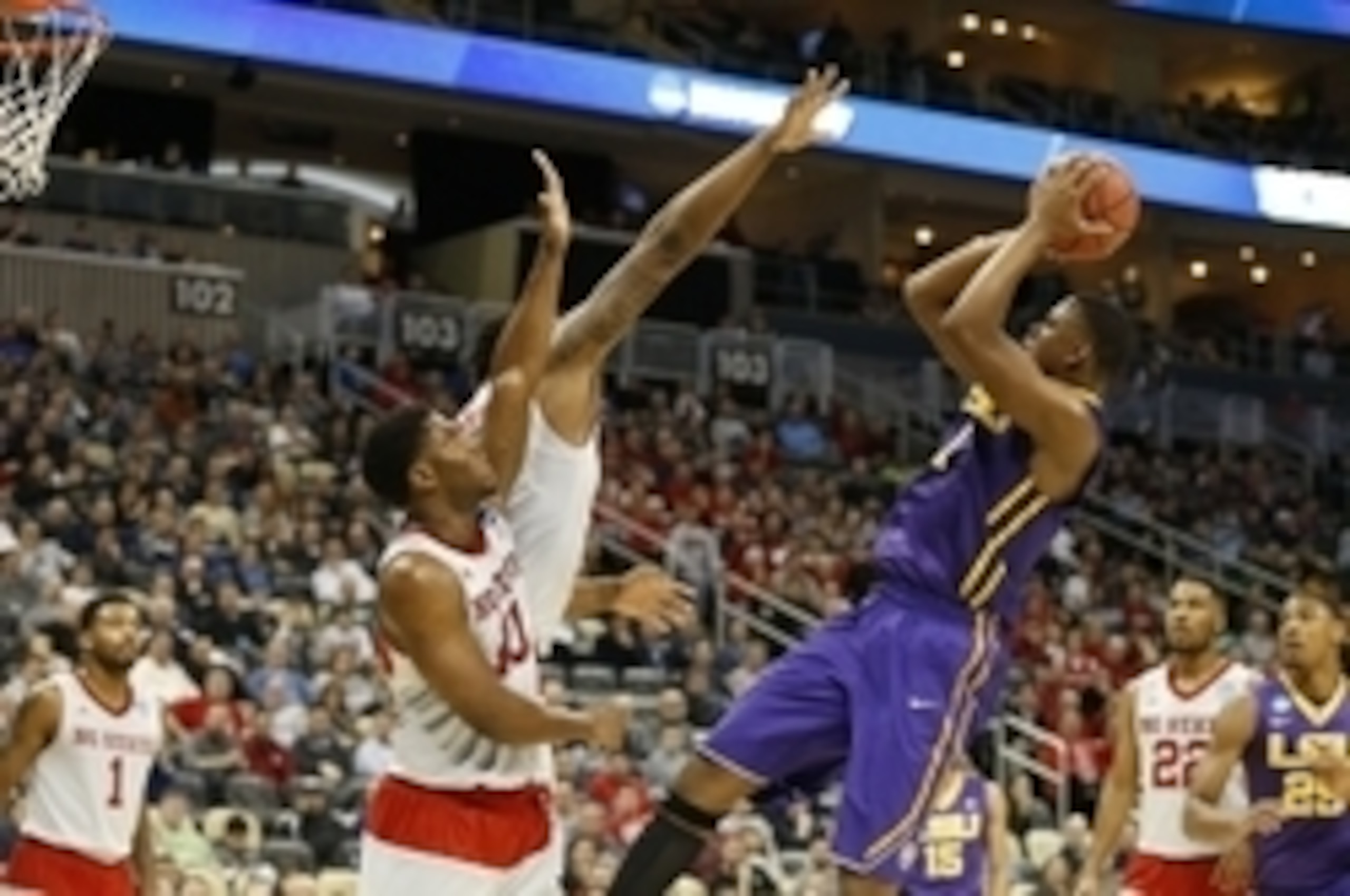 Jarell Martin's unimpressive measurements put more pressure on him to develop as a mid-range shooter. Jarell Martin's unimpressive measurements put more pressure on him to develop as a mid-range shooter.