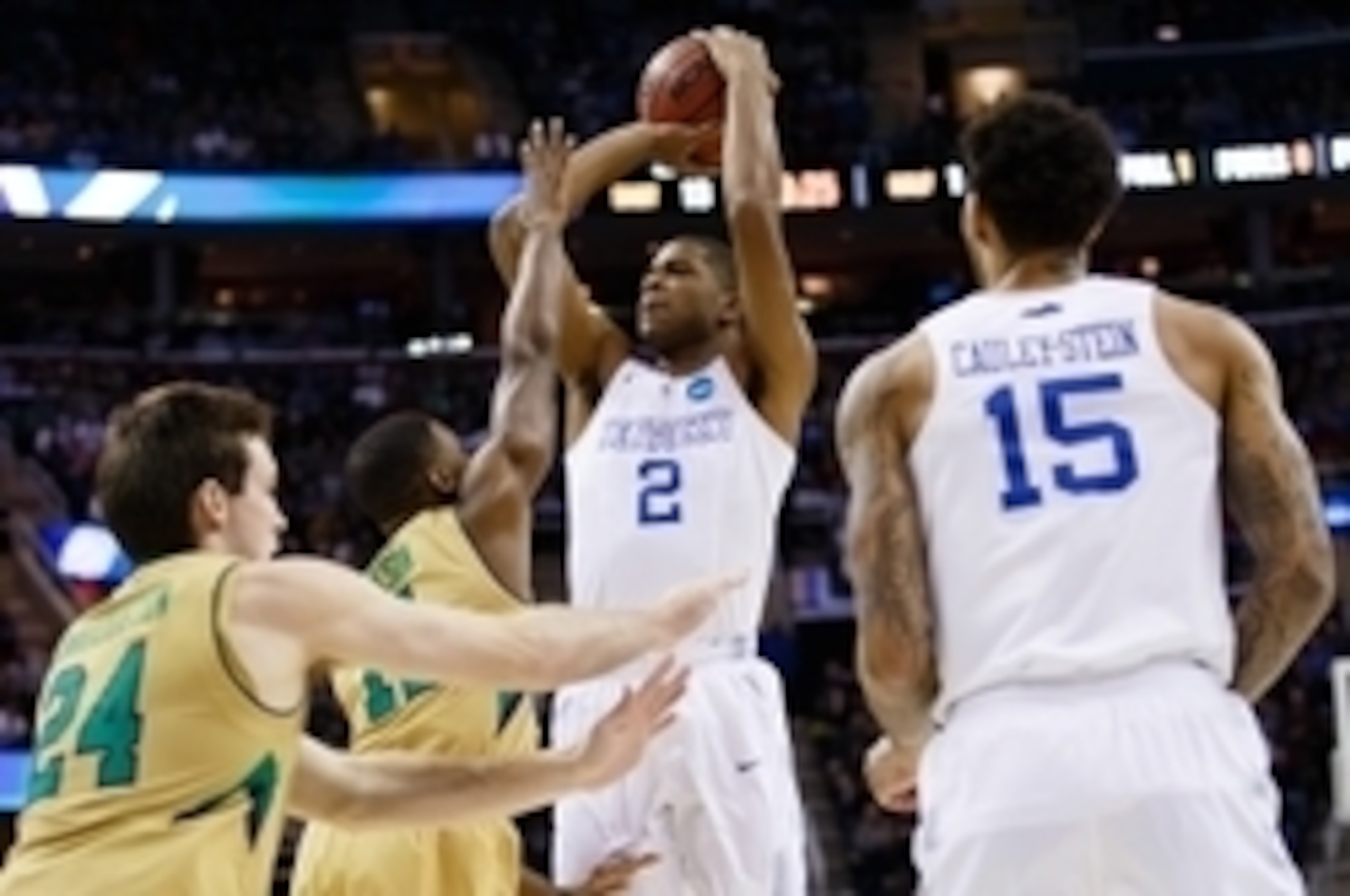 Aaron Harrison struggled with his shot at the combine. Aaron Harrison struggled with his shot at the combine.