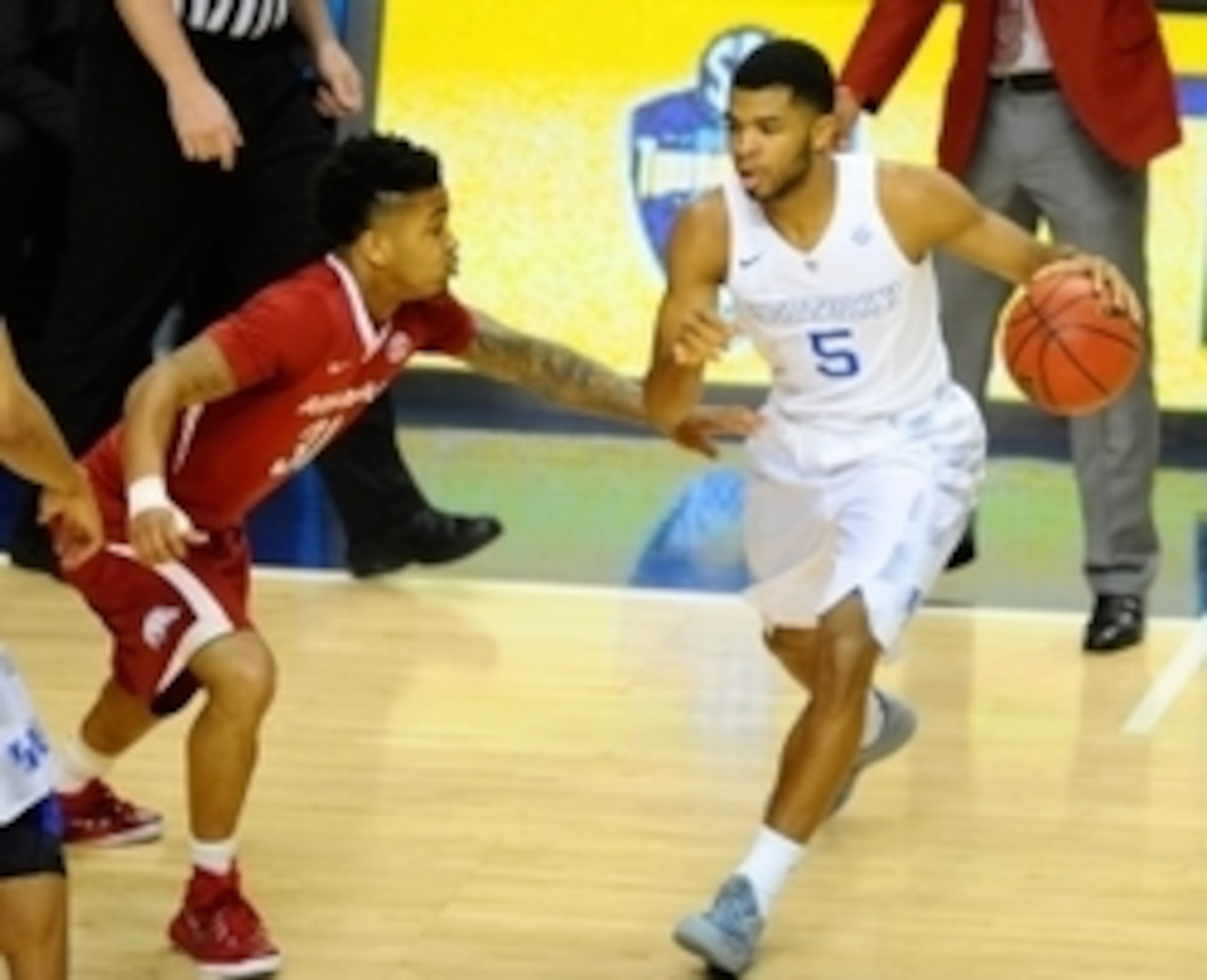 Andrew Harrison had a good showing during the combine's five-on-five scrimmages. Andrew Harrison had a good showing during the combine's five-on-five scrimmages.