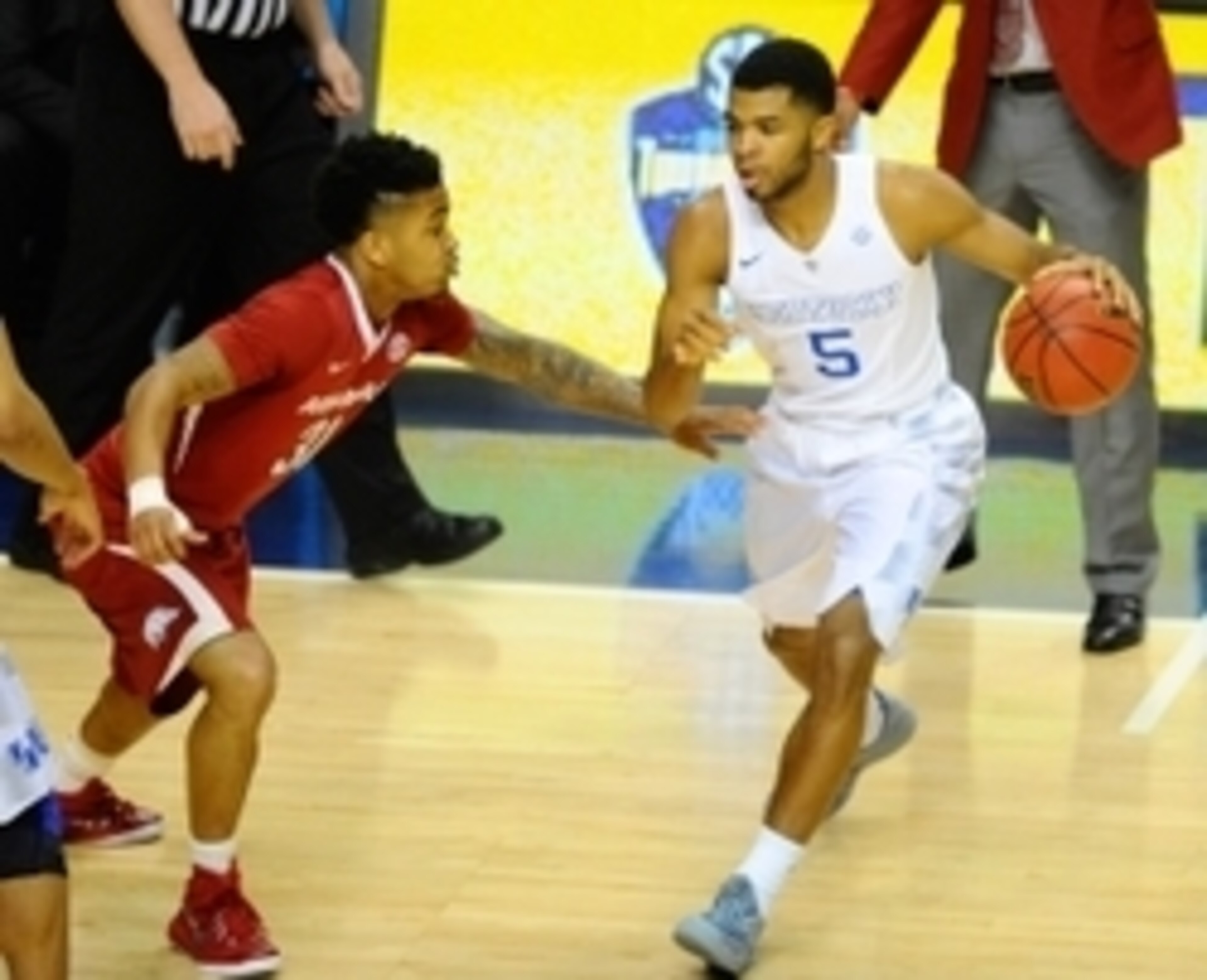Andrew Harrison had a good showing during the combine's five-on-five scrimmages.