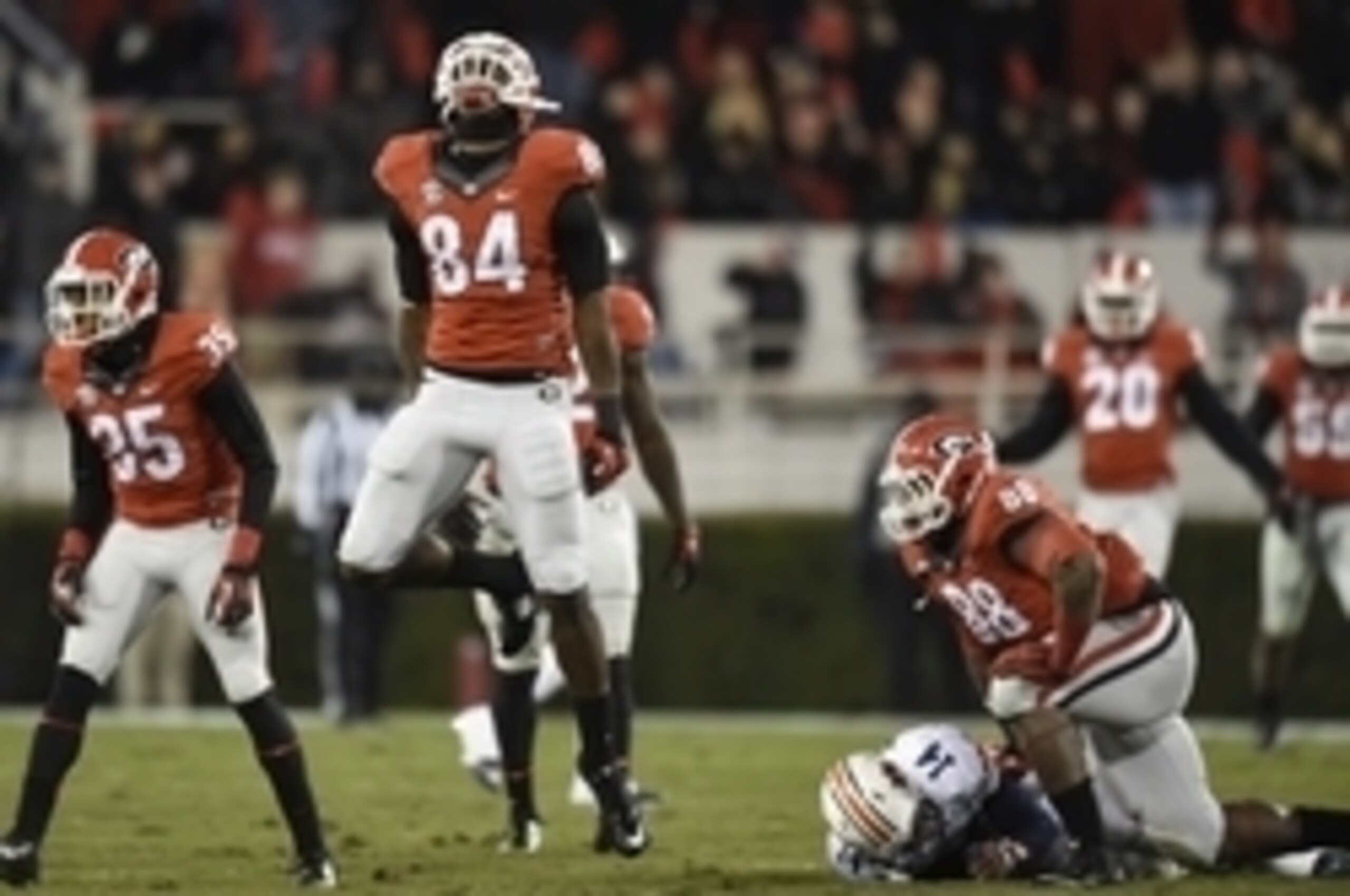 Georgia LB Leonard Floyd (84) Georgia LB Leonard Floyd (84)