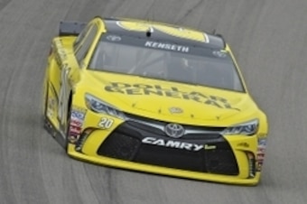 Matt Kenseth, driver of the No. 20 Toyota for Joe Gibbs Racing, needs a little more speed.