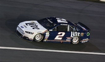 Brad Keselowski, driver of the No. 2 Ford for Team Penske, gambled and lost in the Sprint All-Star Race.