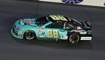 Dale Earnhardt Jr., driver of the No. 88 Hendrick Motorsports Chevy, was the toast of Talladega.