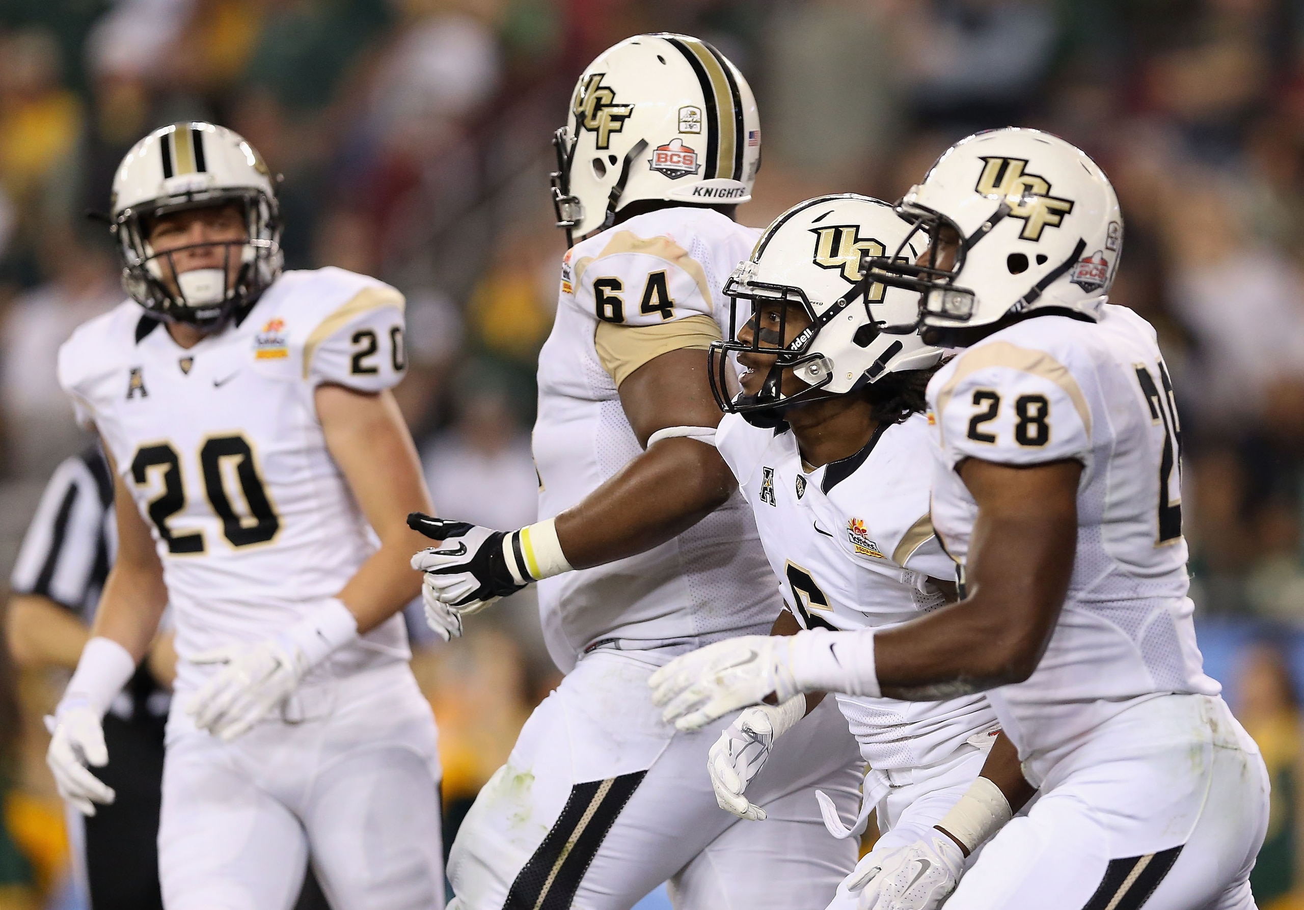 UCF beat Baylor 52-42 in the 2014 Fiesta Bowl.