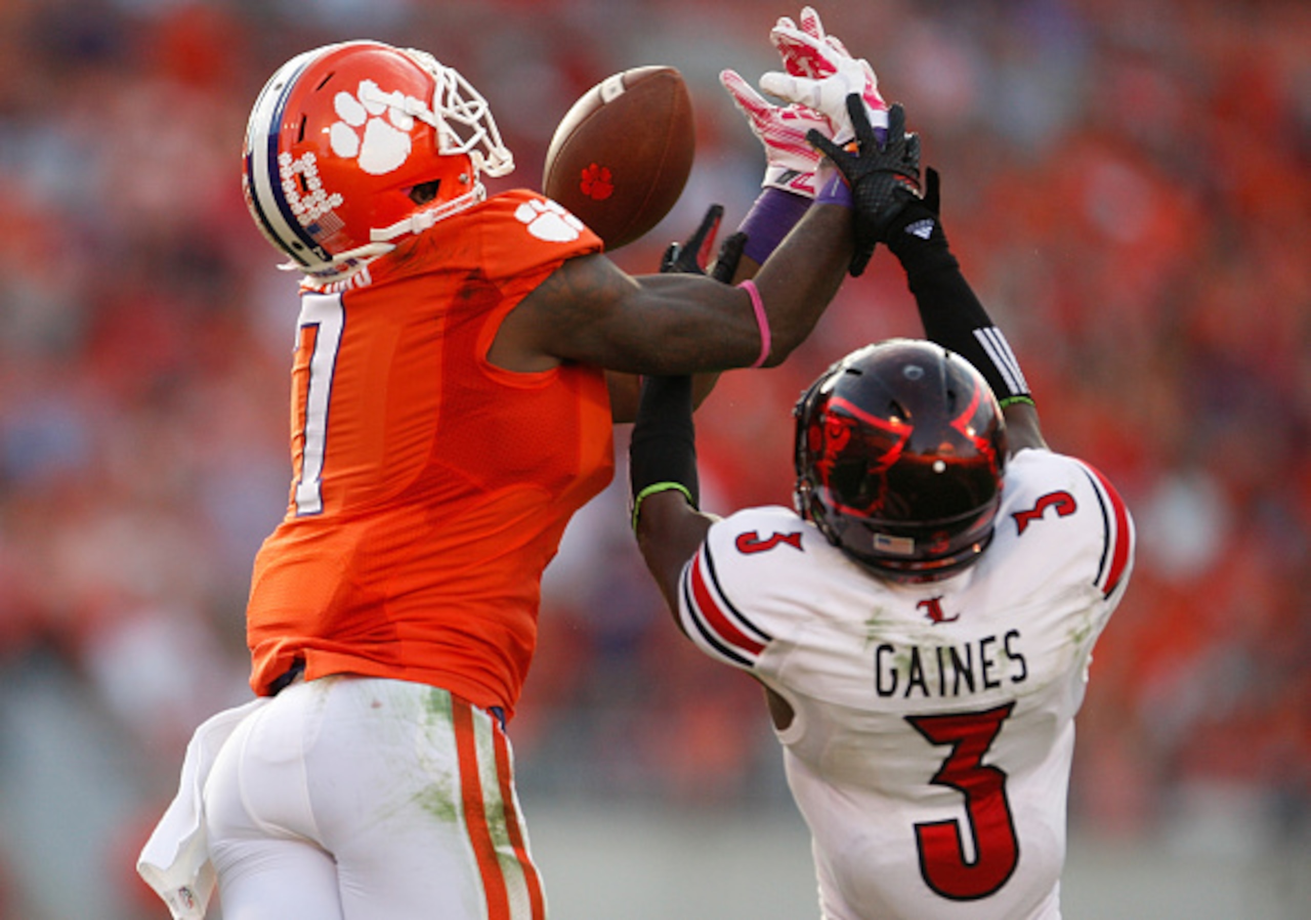 Louisville and Clemson in 2014.