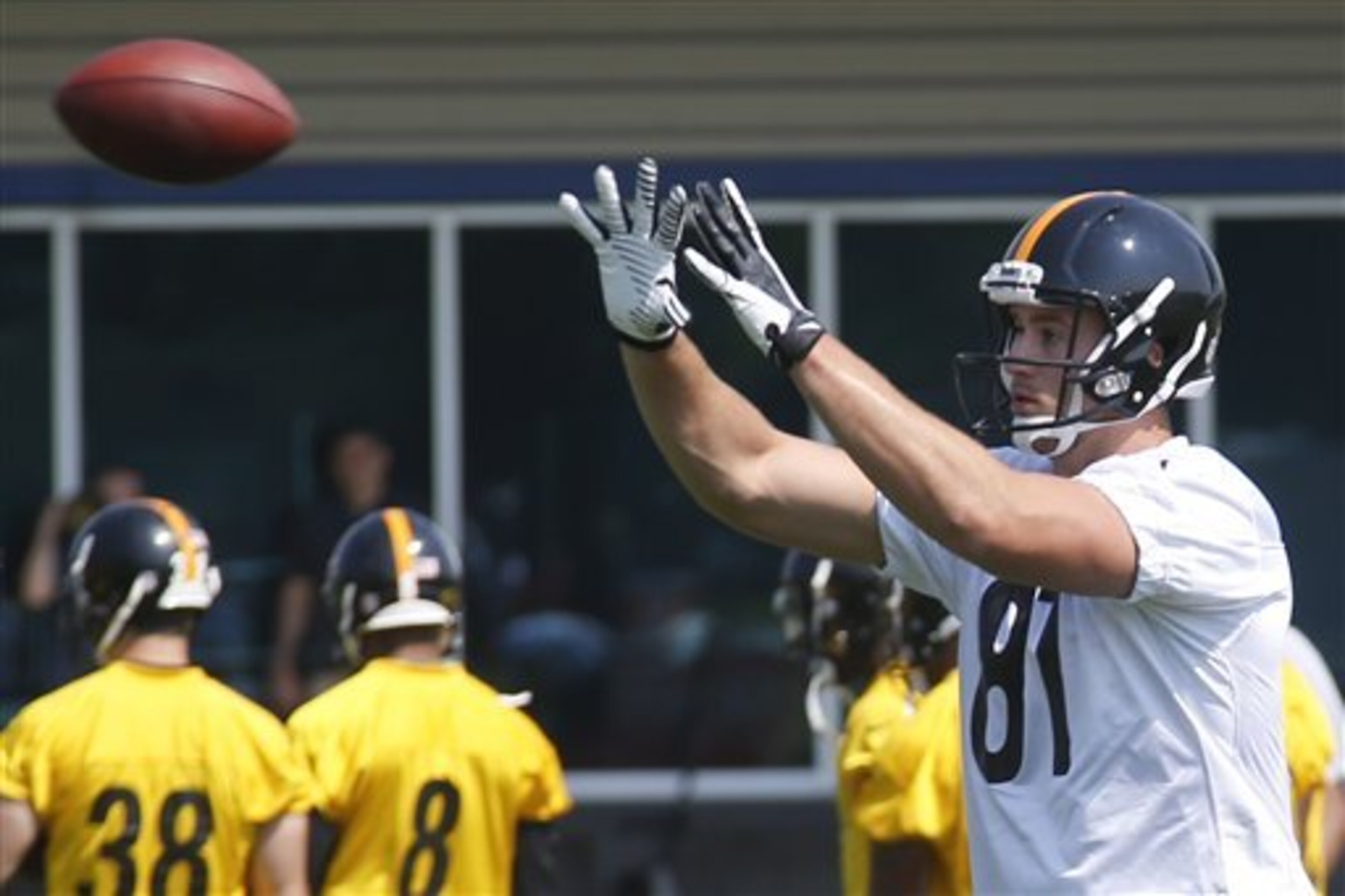 Jesse James will compete for the No. 3 spot on the depth chart.