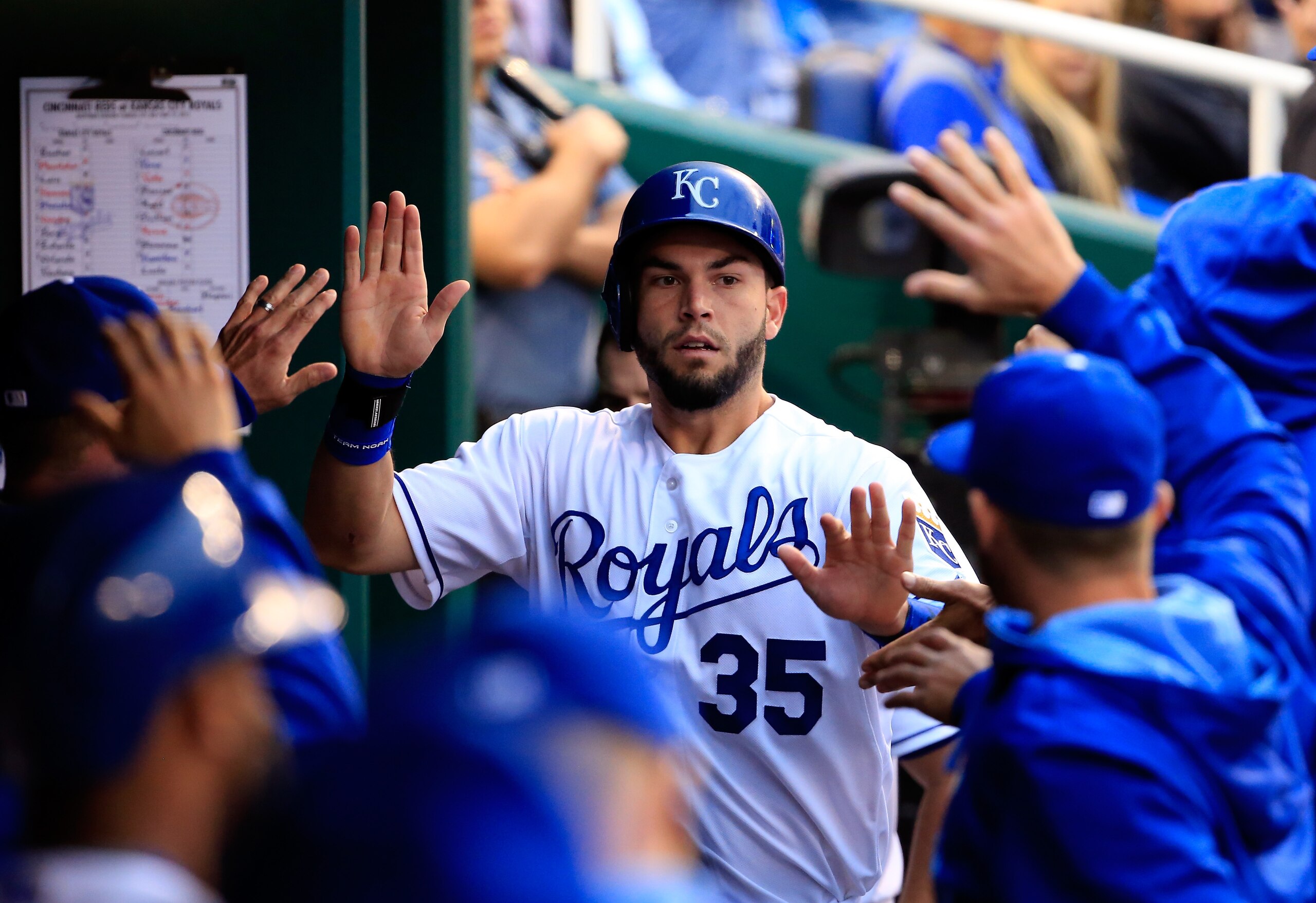 Eric Hosmer is helping the Royals by finally realizing his huge offensive potential.