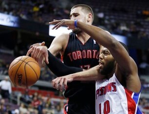 Monroe and Jonas Valanciunas would be a big, young pair in Toronto.