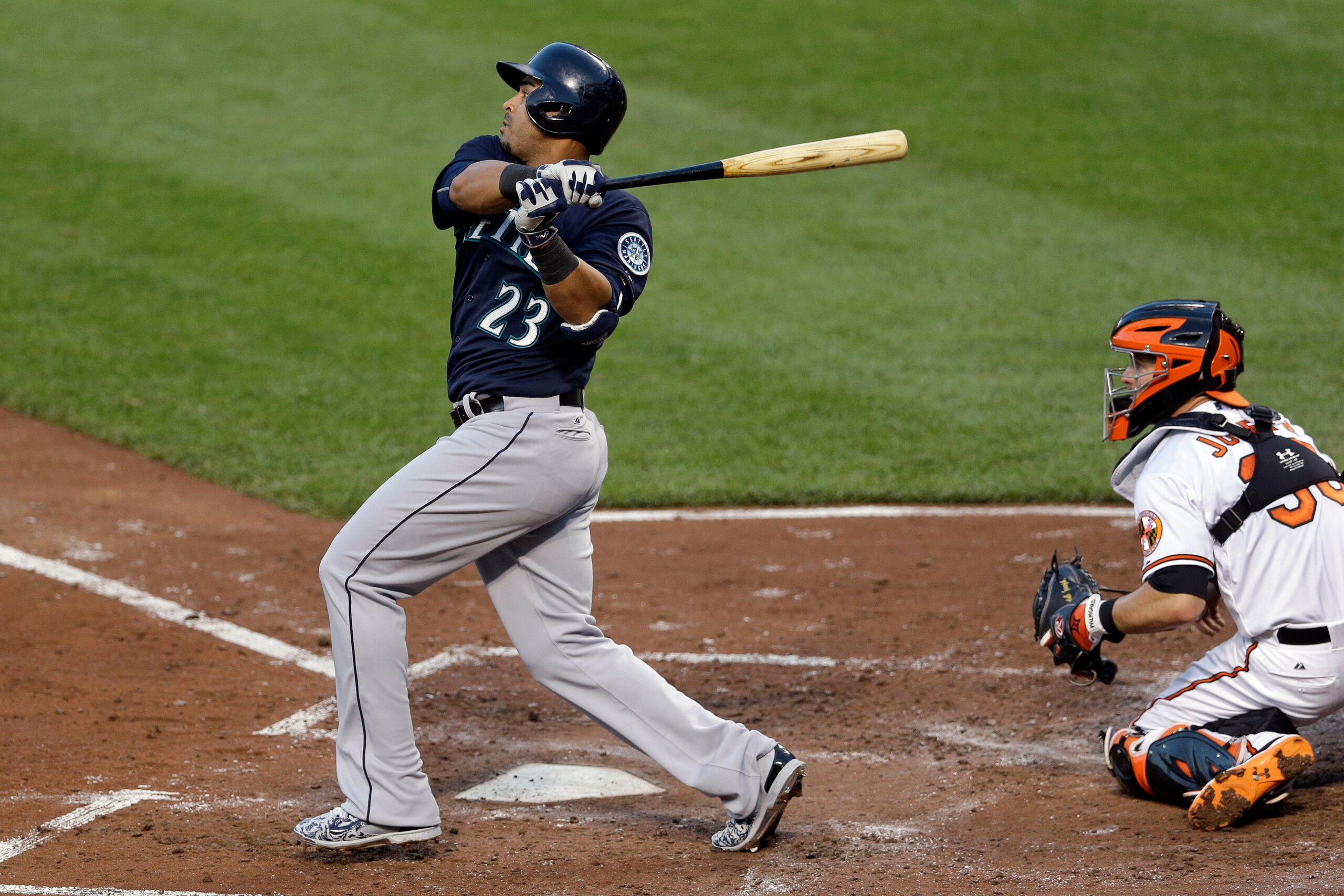 Nelson Cruz is killing the ball and leading the sport in homers. Time to sell!
